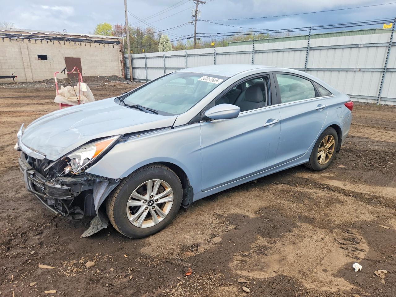 2011 Hyundai Sonata Gls Синий vin: 5NPEB4ACXBH200163