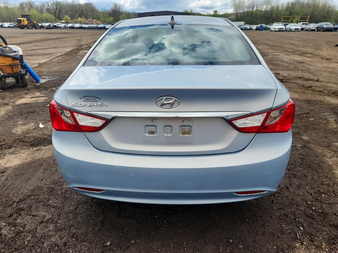 2011 Hyundai Sonata Gls Blue vin: 5NPEB4ACXBH200163