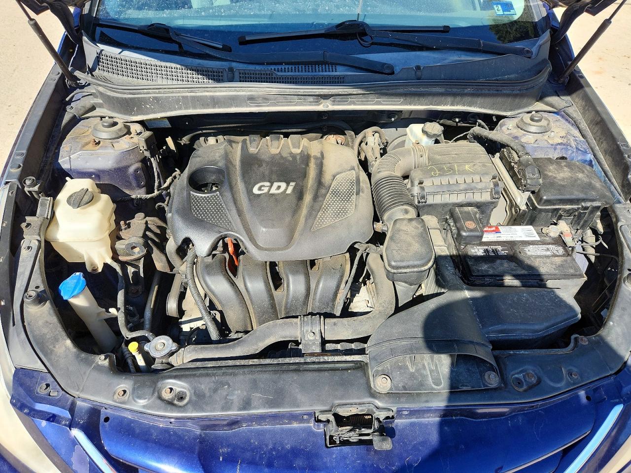 2011 Hyundai Sonata Gls Blue vin: 5NPEB4ACXBH202060