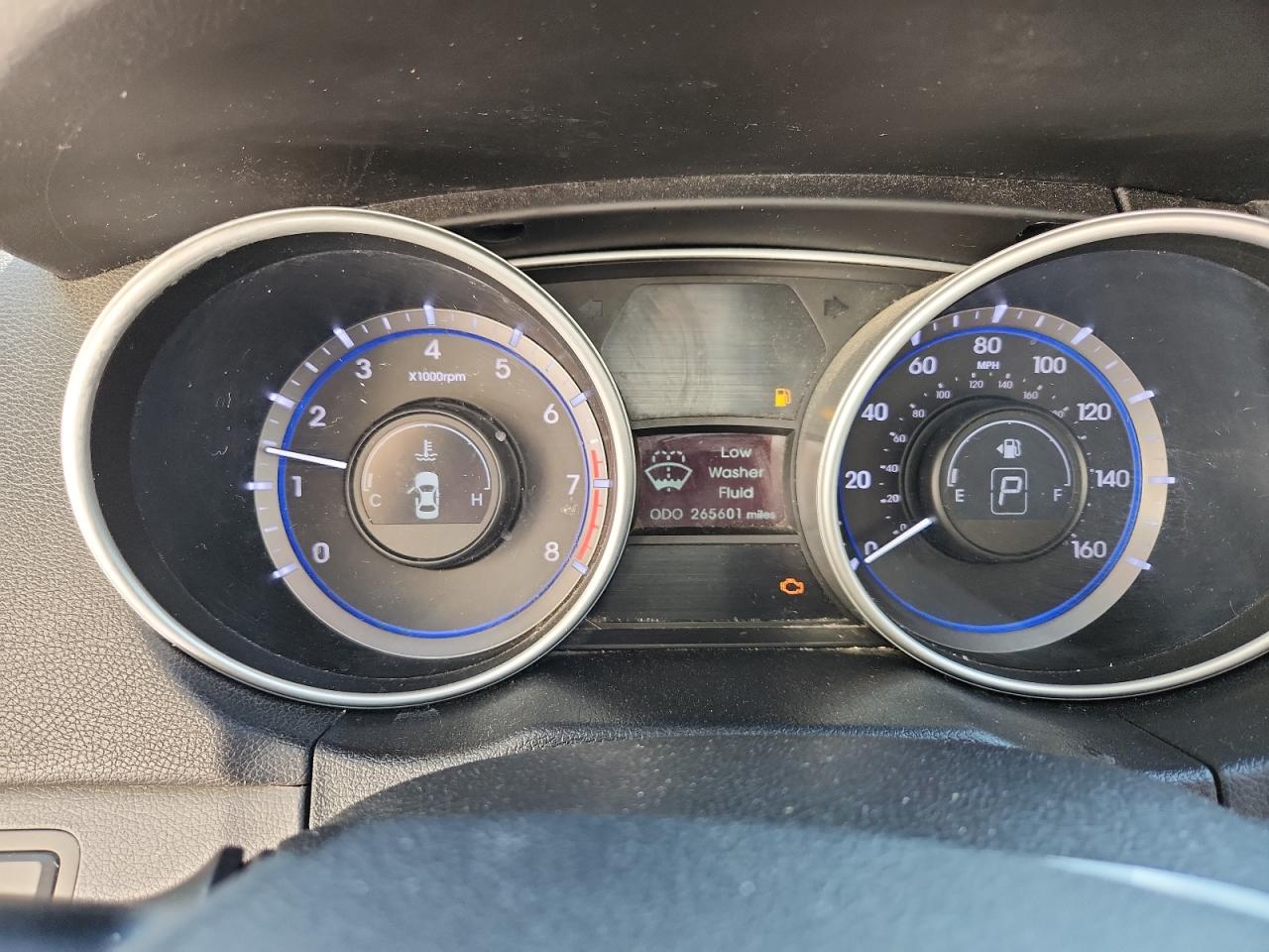 2011 Hyundai Sonata Gls Blue vin: 5NPEB4ACXBH202060 Damage: Warning Light - Engine, On, Unacceptable