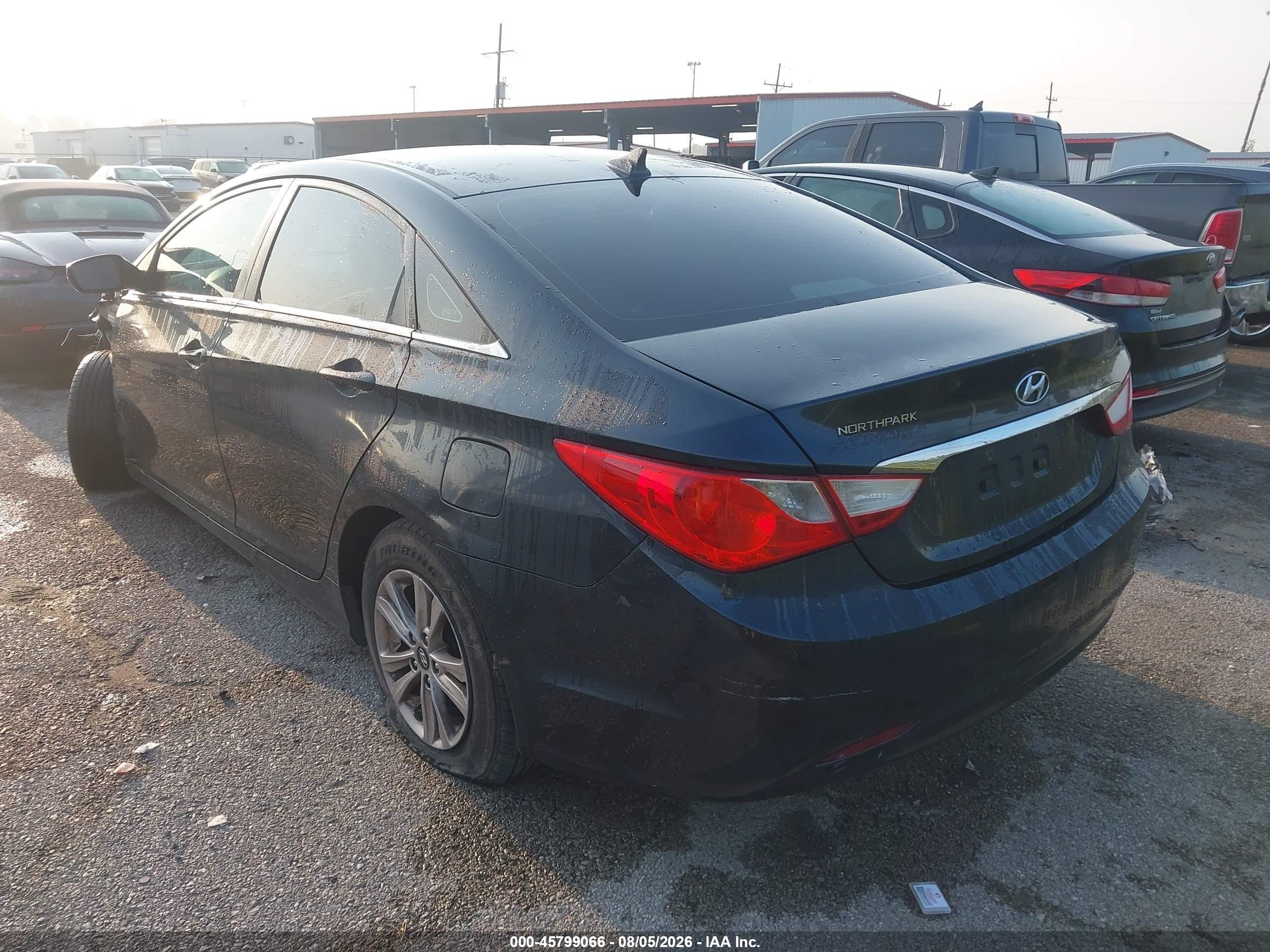 2011 Hyundai Sonata Gls Black vin: 5NPEB4ACXBH210109