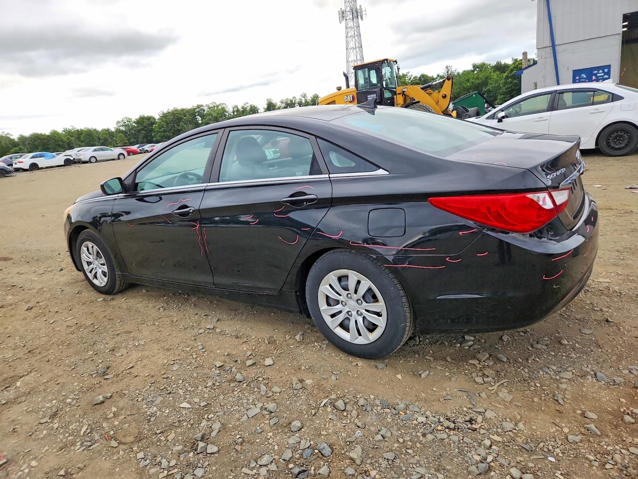 2011 Hyundai Sonata Gls Черный vin: 5NPEB4ACXBH211163