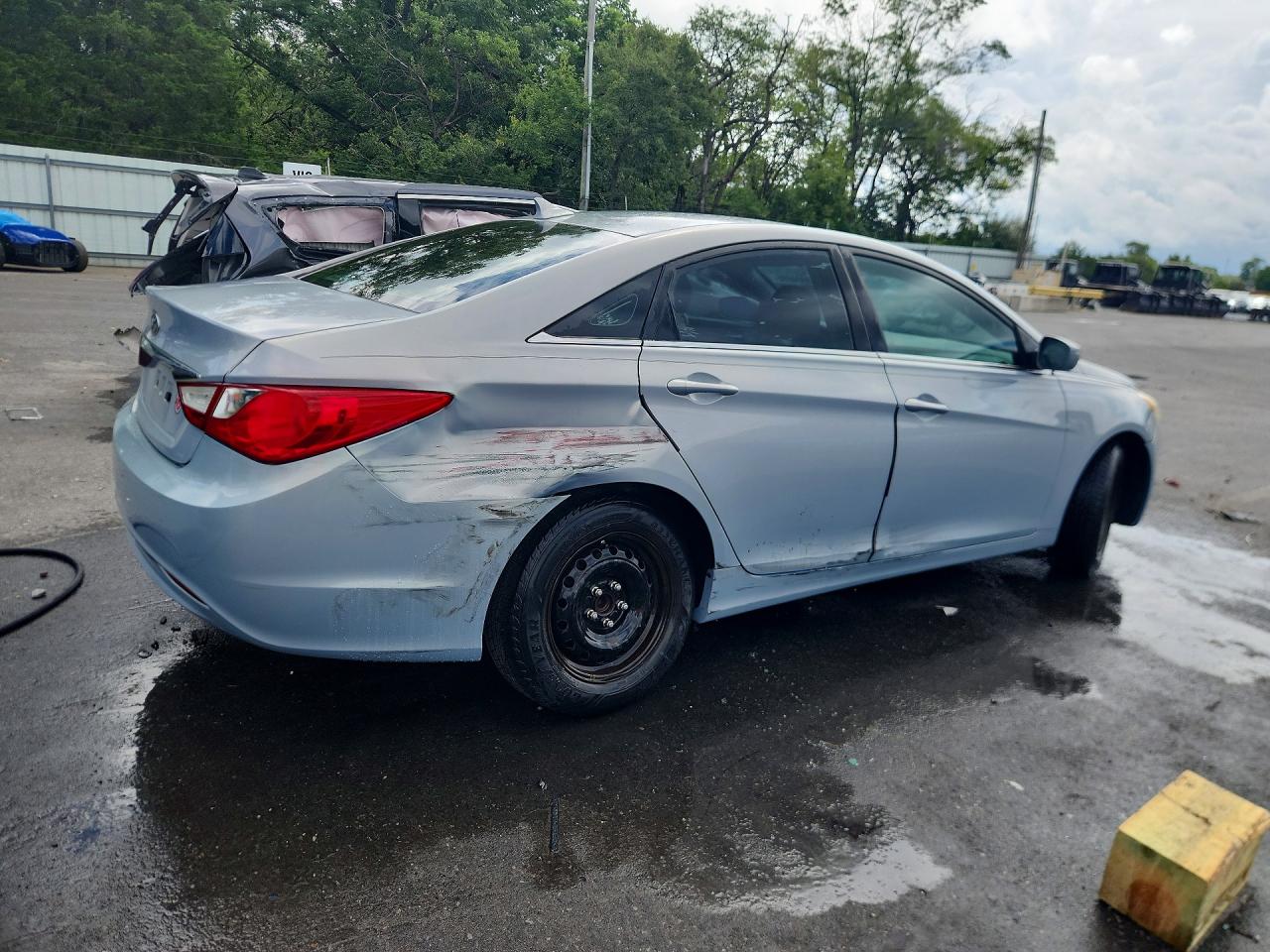2011 Hyundai Sonata Gls Синий vin: 5NPEB4ACXBH211406