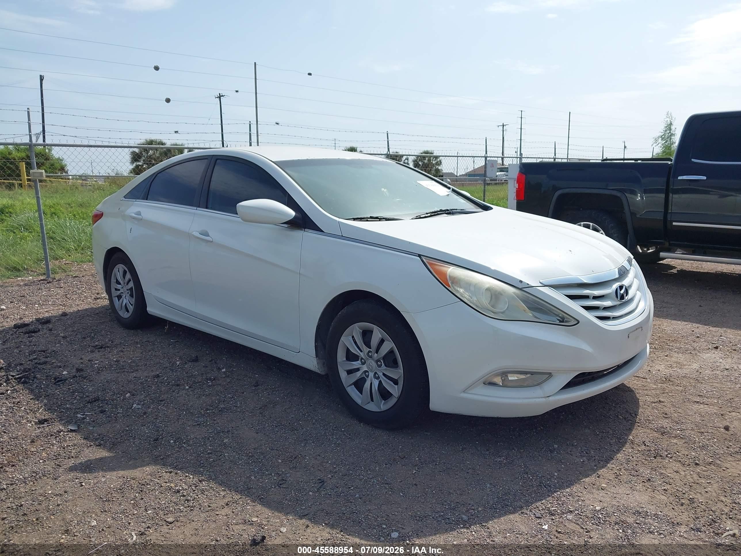 2011 Hyundai Sonata Gls White vin: 5NPEB4ACXBH211681
