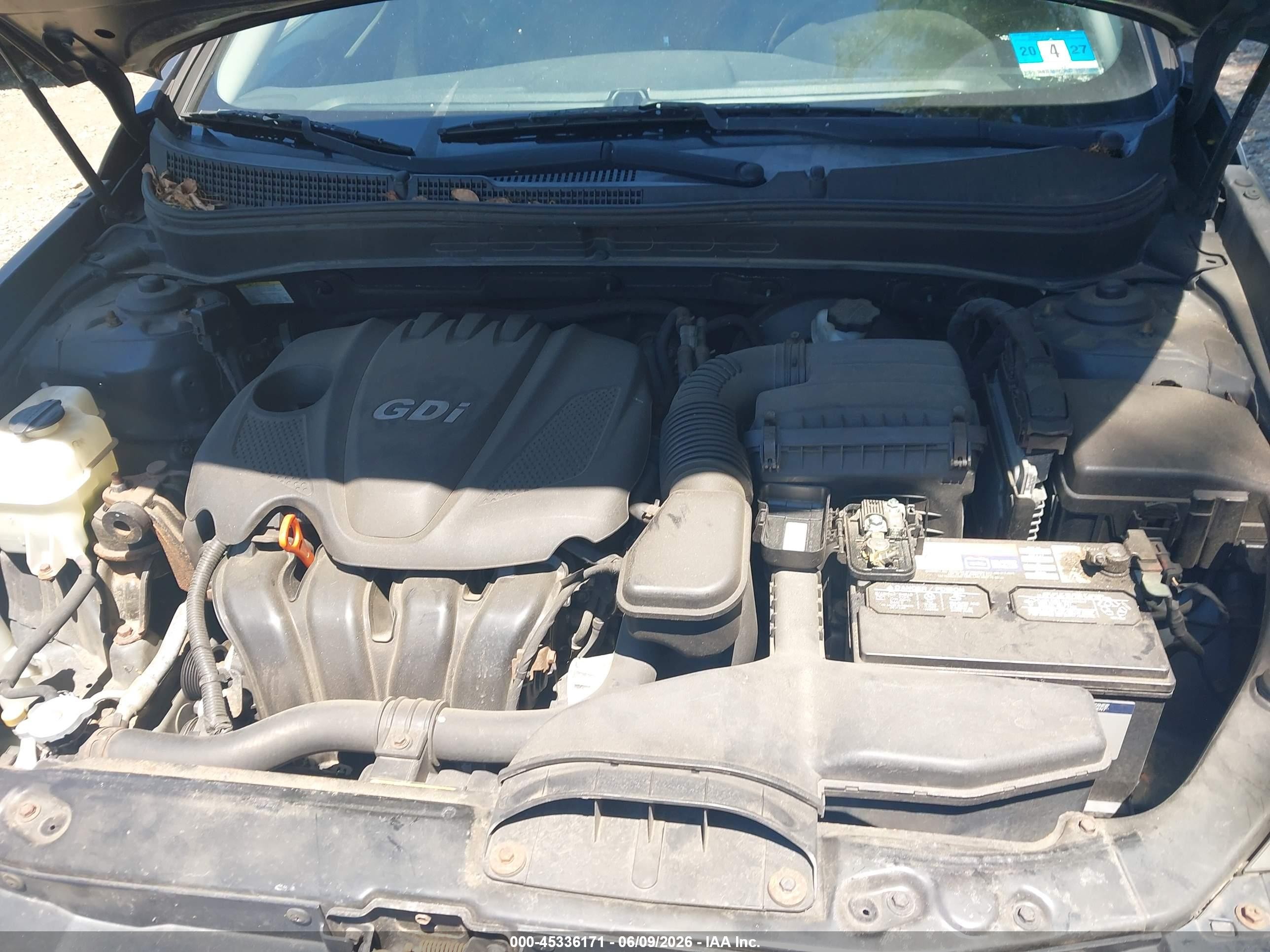 2011 Hyundai Sonata Gls Blue vin: 5NPEB4ACXBH212829