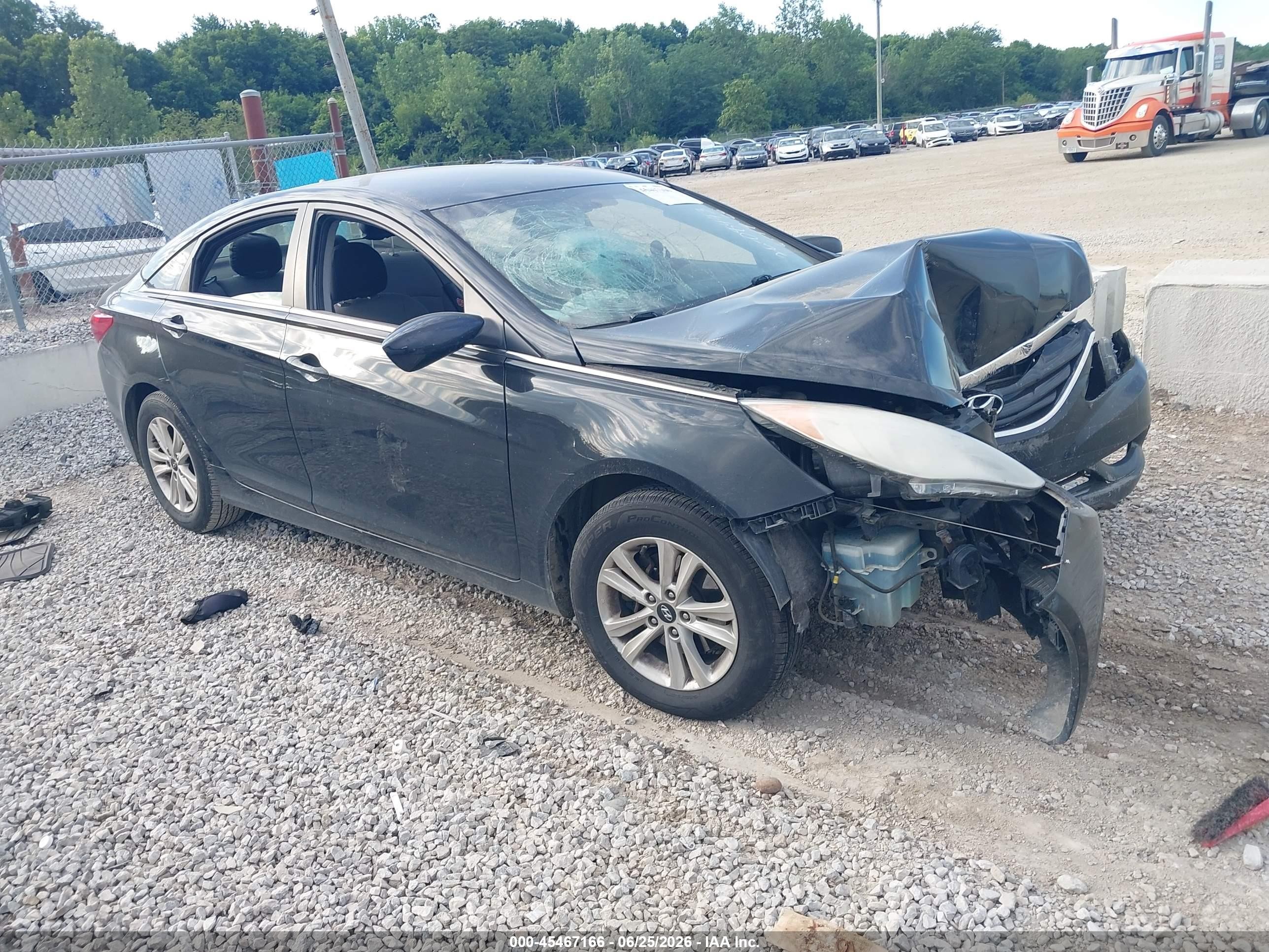 2011 Hyundai Sonata Gls Black vin: 5NPEB4ACXBH215195