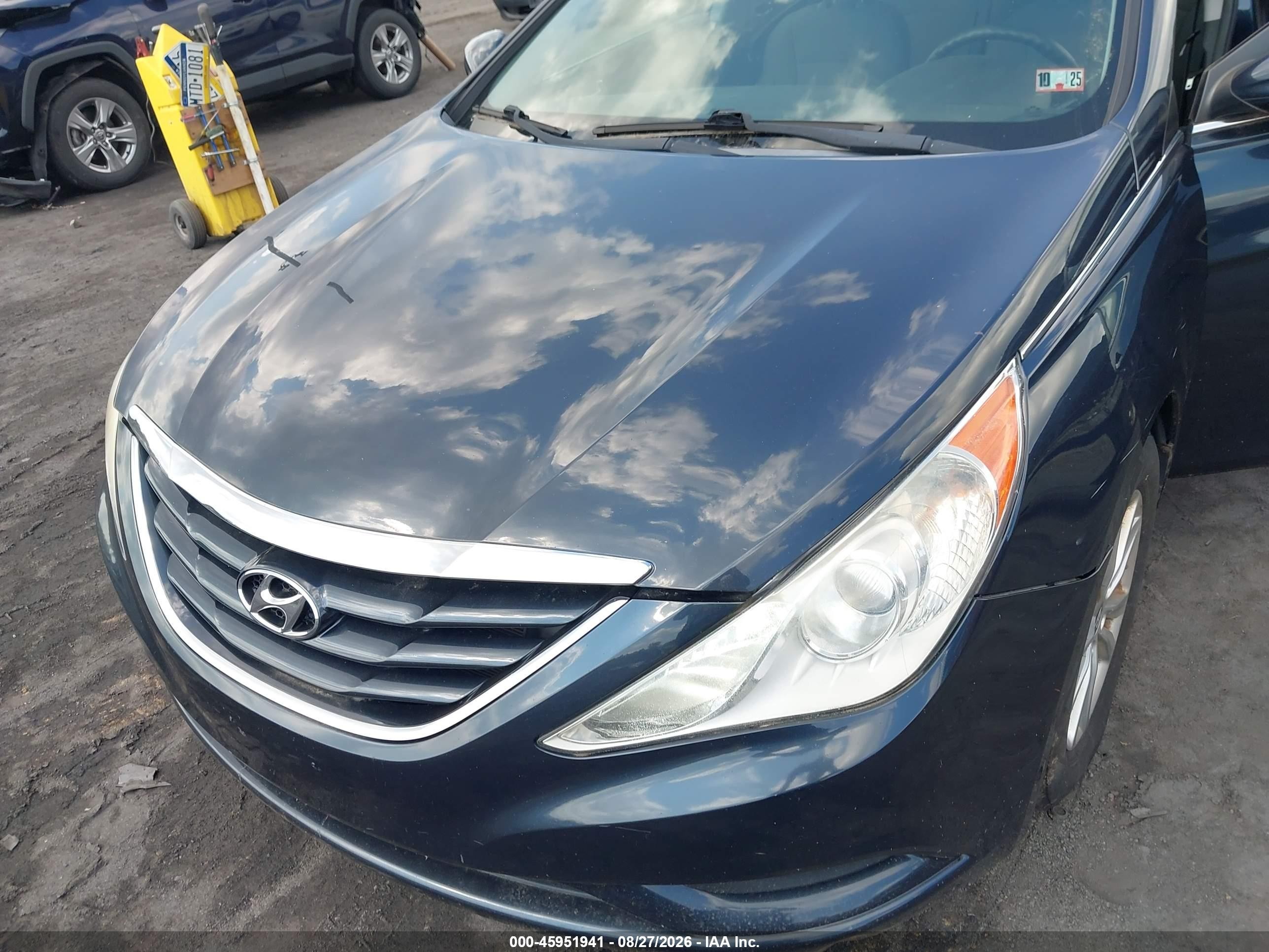 2011 Hyundai Sonata Gls Blue vin: 5NPEB4ACXBH218775