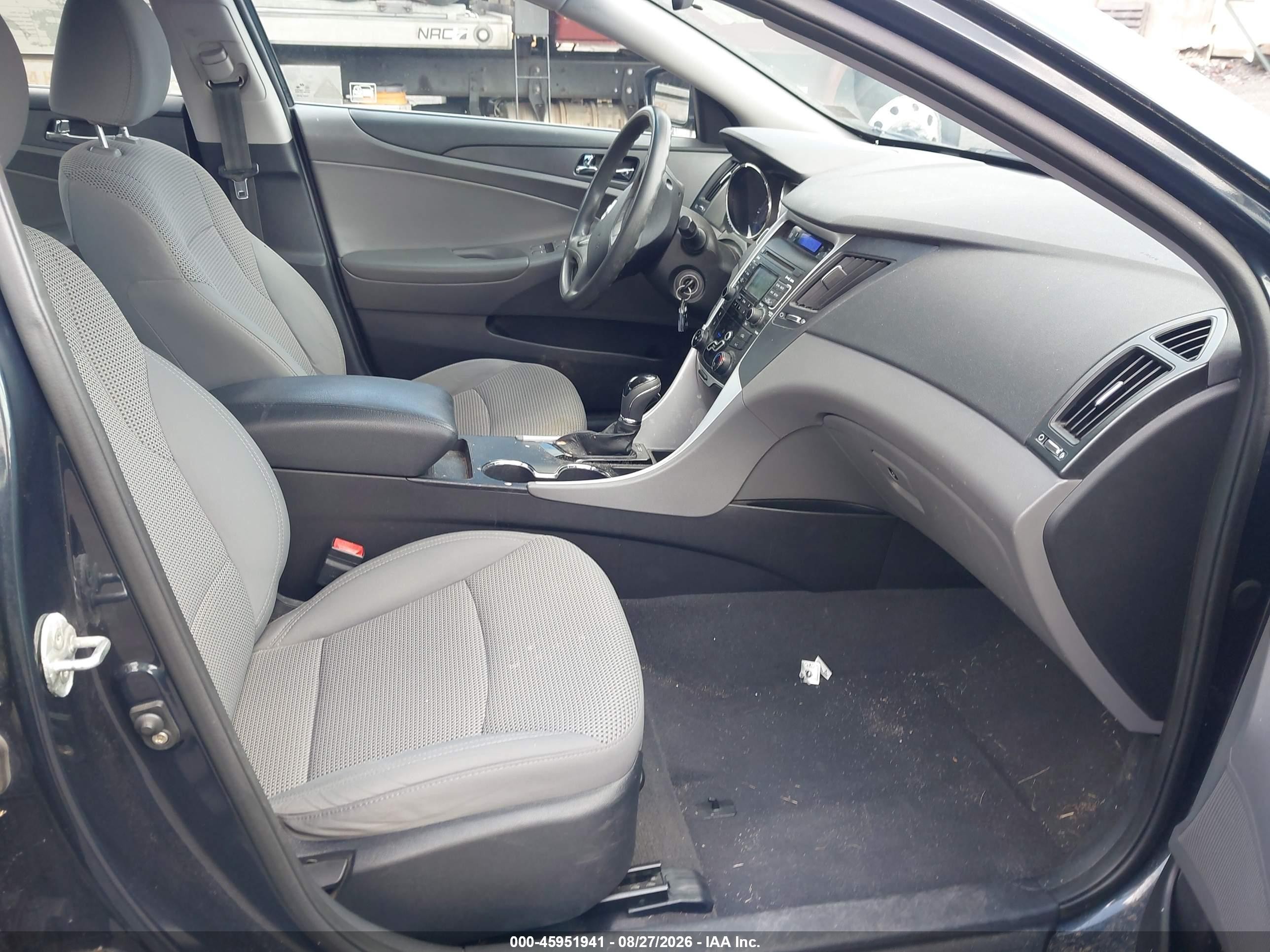 2011 Hyundai Sonata Gls Blue vin: 5NPEB4ACXBH218775