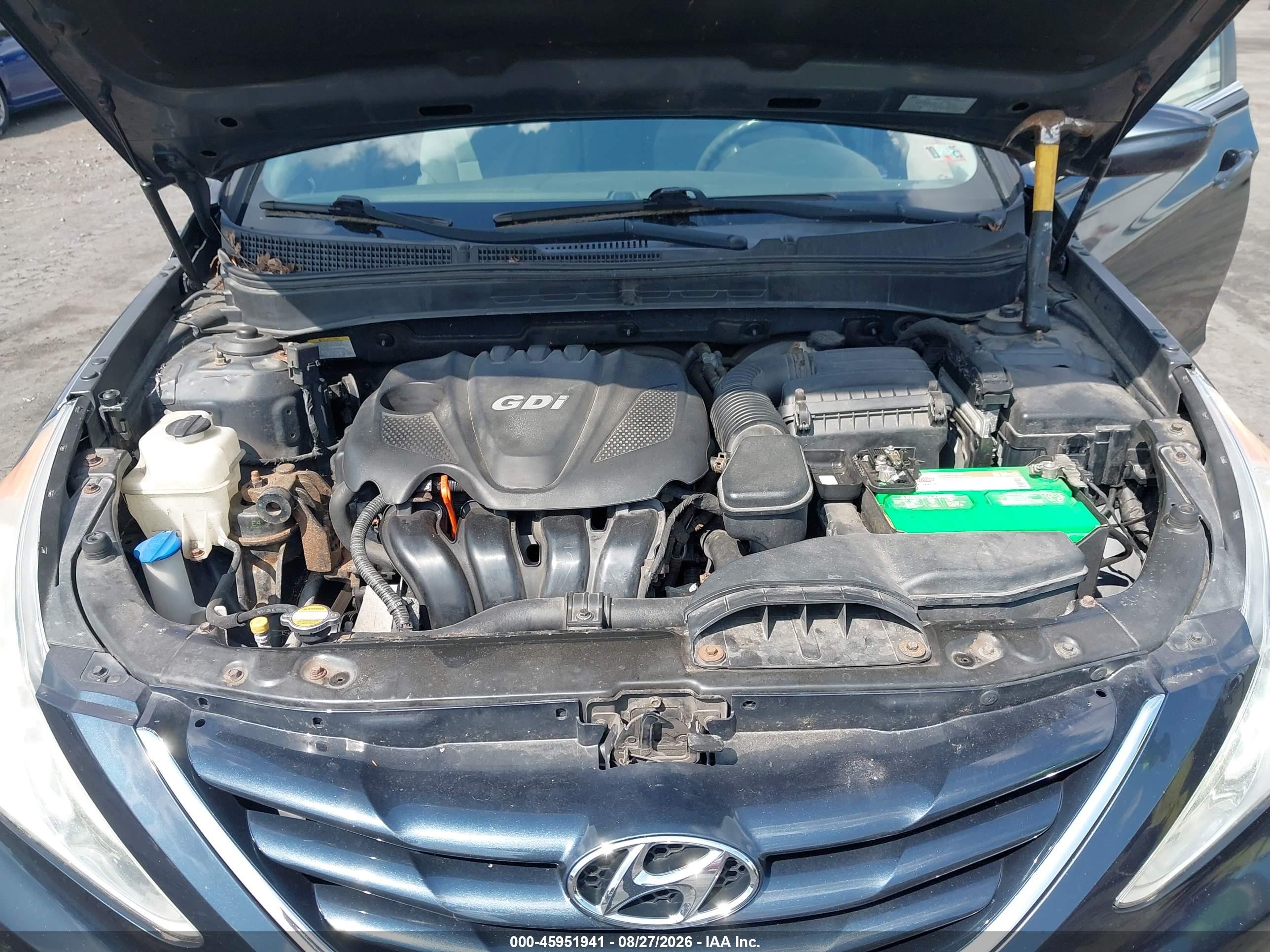 2011 Hyundai Sonata Gls Blue vin: 5NPEB4ACXBH218775