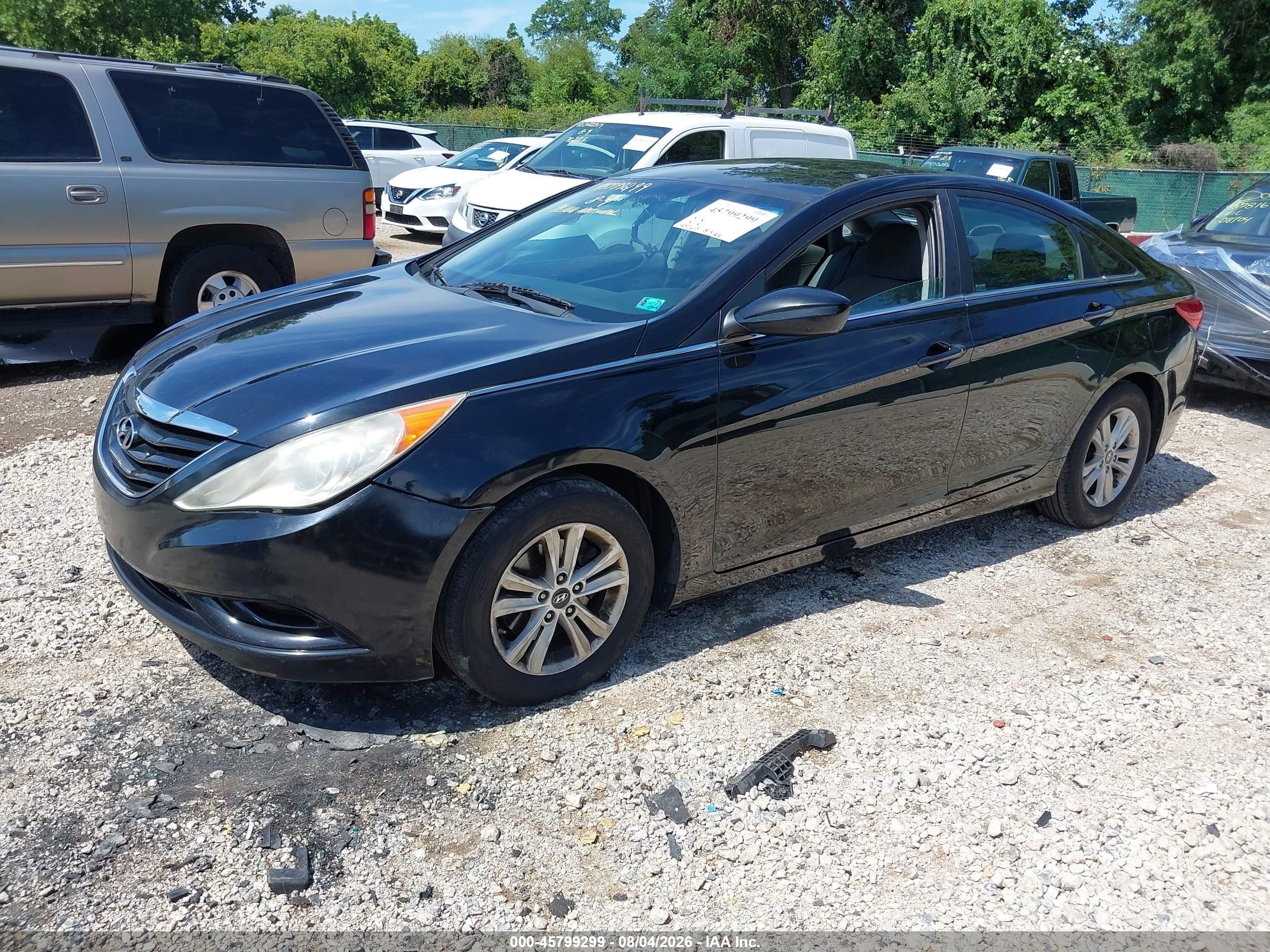 2011 Hyundai Sonata Gls Black vin: 5NPEB4ACXBH224690