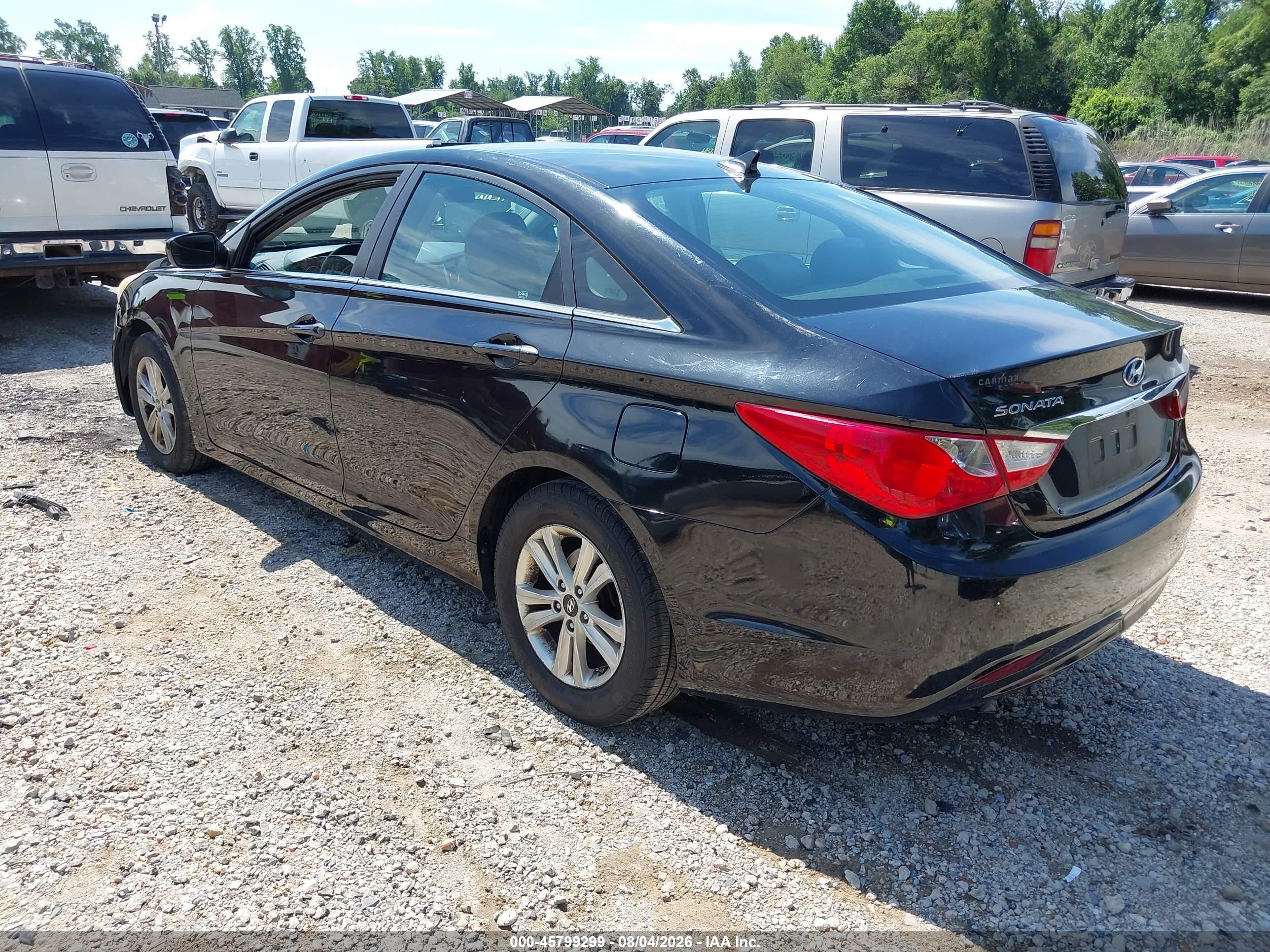 2011 Hyundai Sonata Gls Black vin: 5NPEB4ACXBH224690