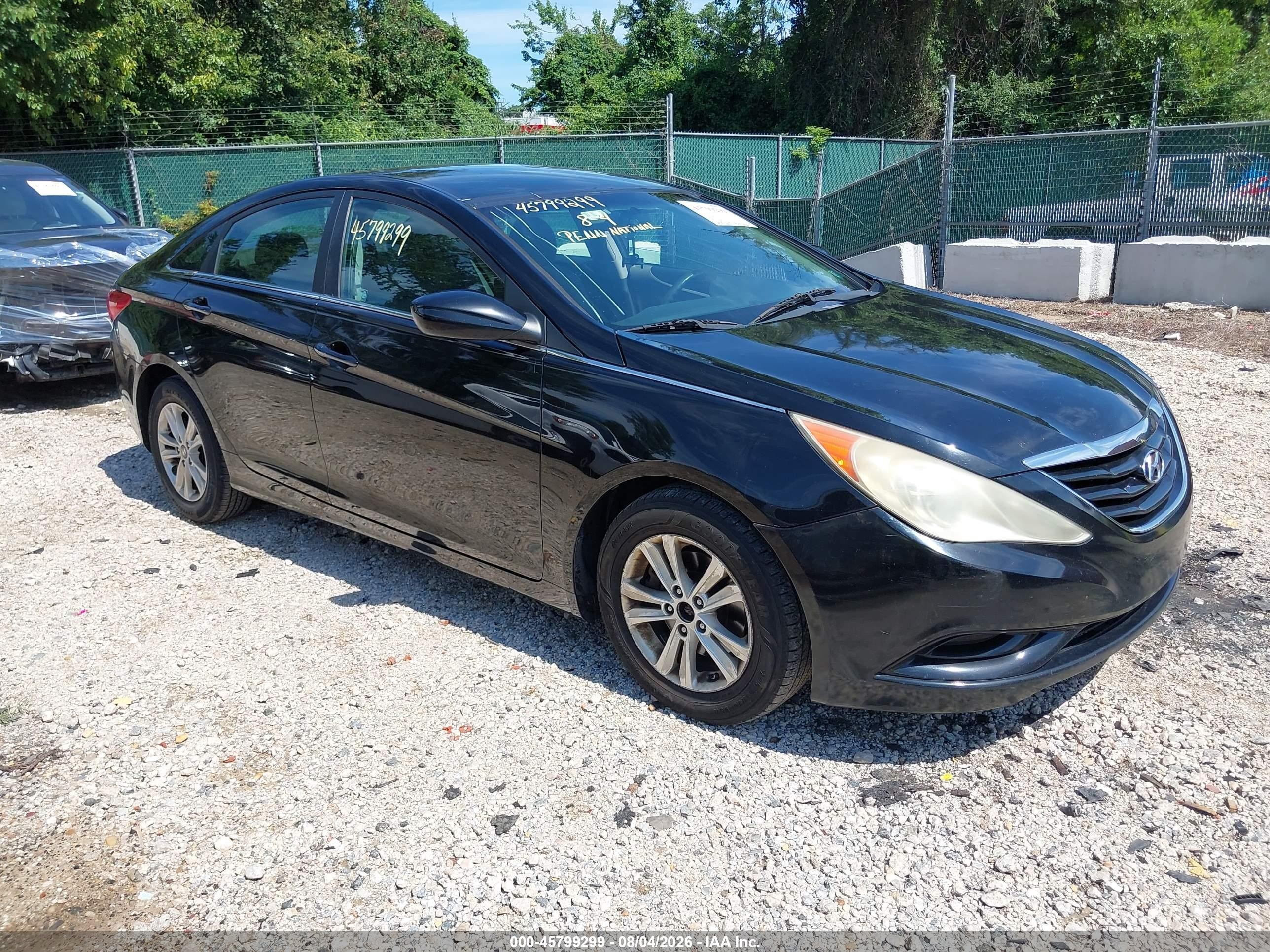 2011 Hyundai Sonata Gls Black vin: 5NPEB4ACXBH224690