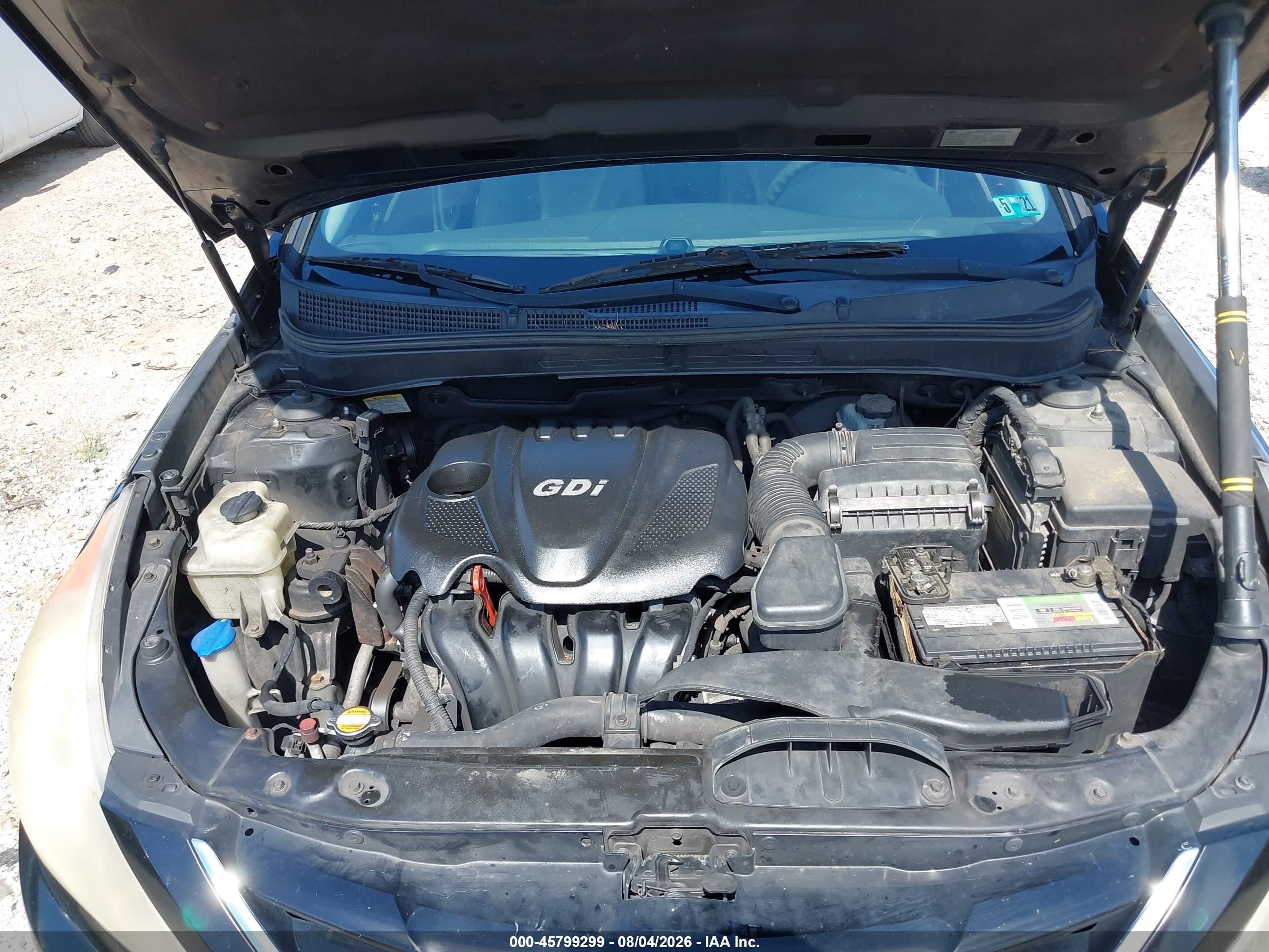 2011 Hyundai Sonata Gls Black vin: 5NPEB4ACXBH224690