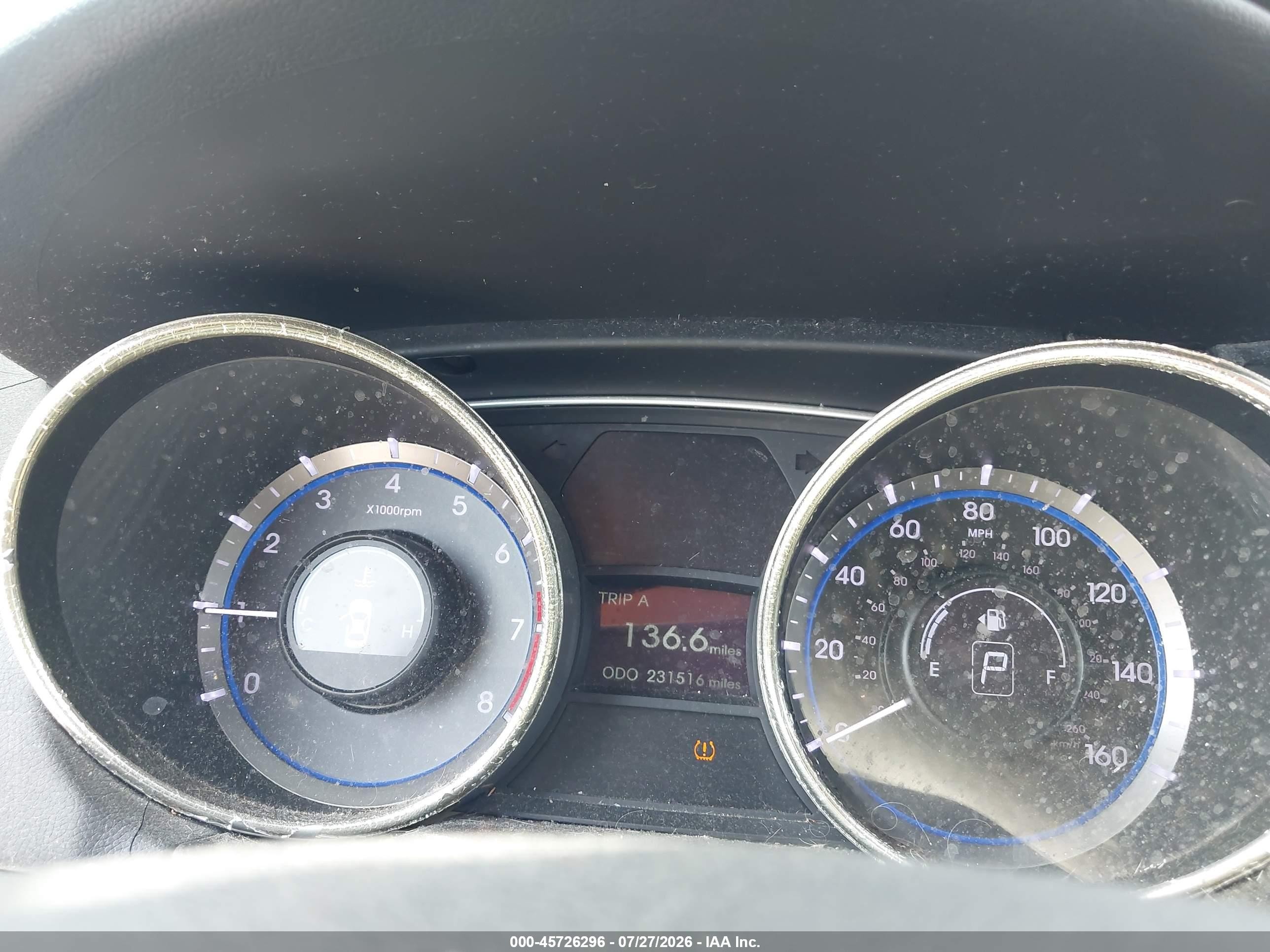 2011 Hyundai Sonata Gls Blue vin: 5NPEB4ACXBH225919