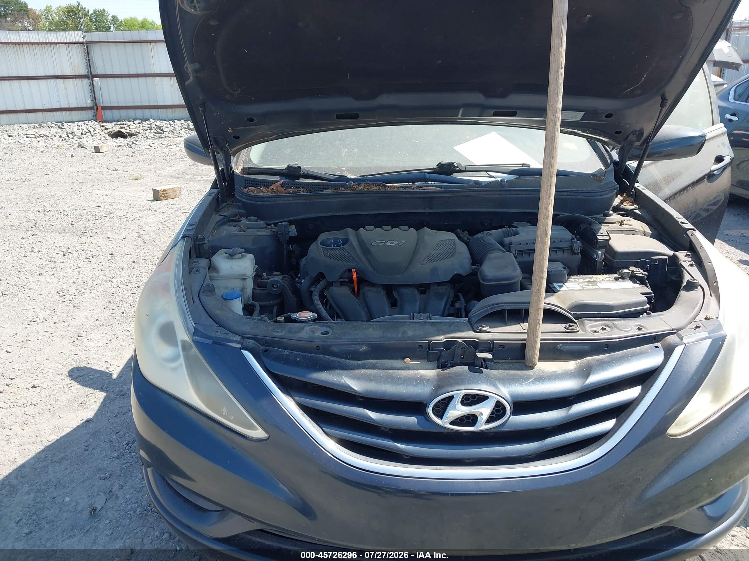 2011 Hyundai Sonata Gls Blue vin: 5NPEB4ACXBH225919