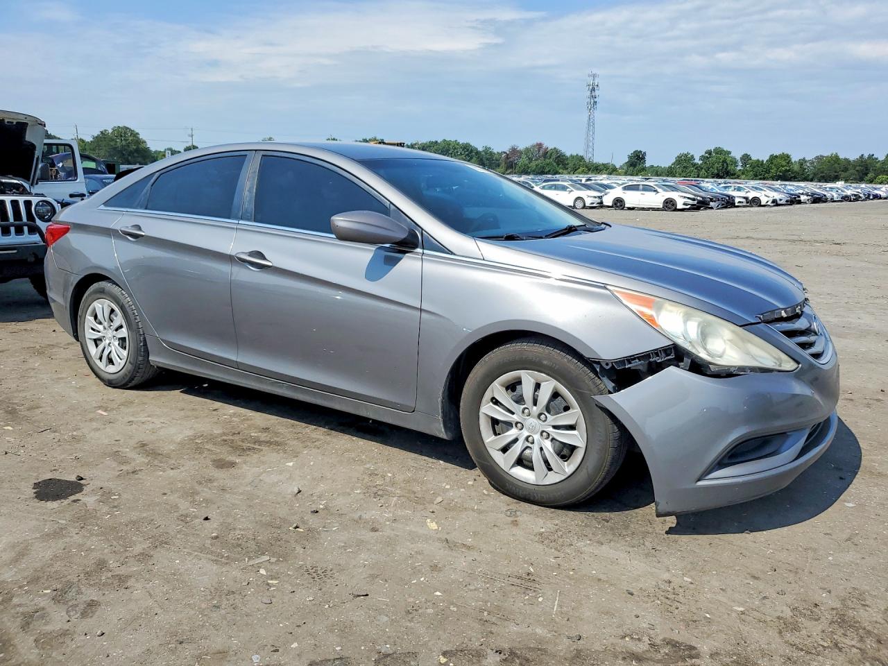 2011 Hyundai Sonata Gls Серый vin: 5NPEB4ACXBH233616