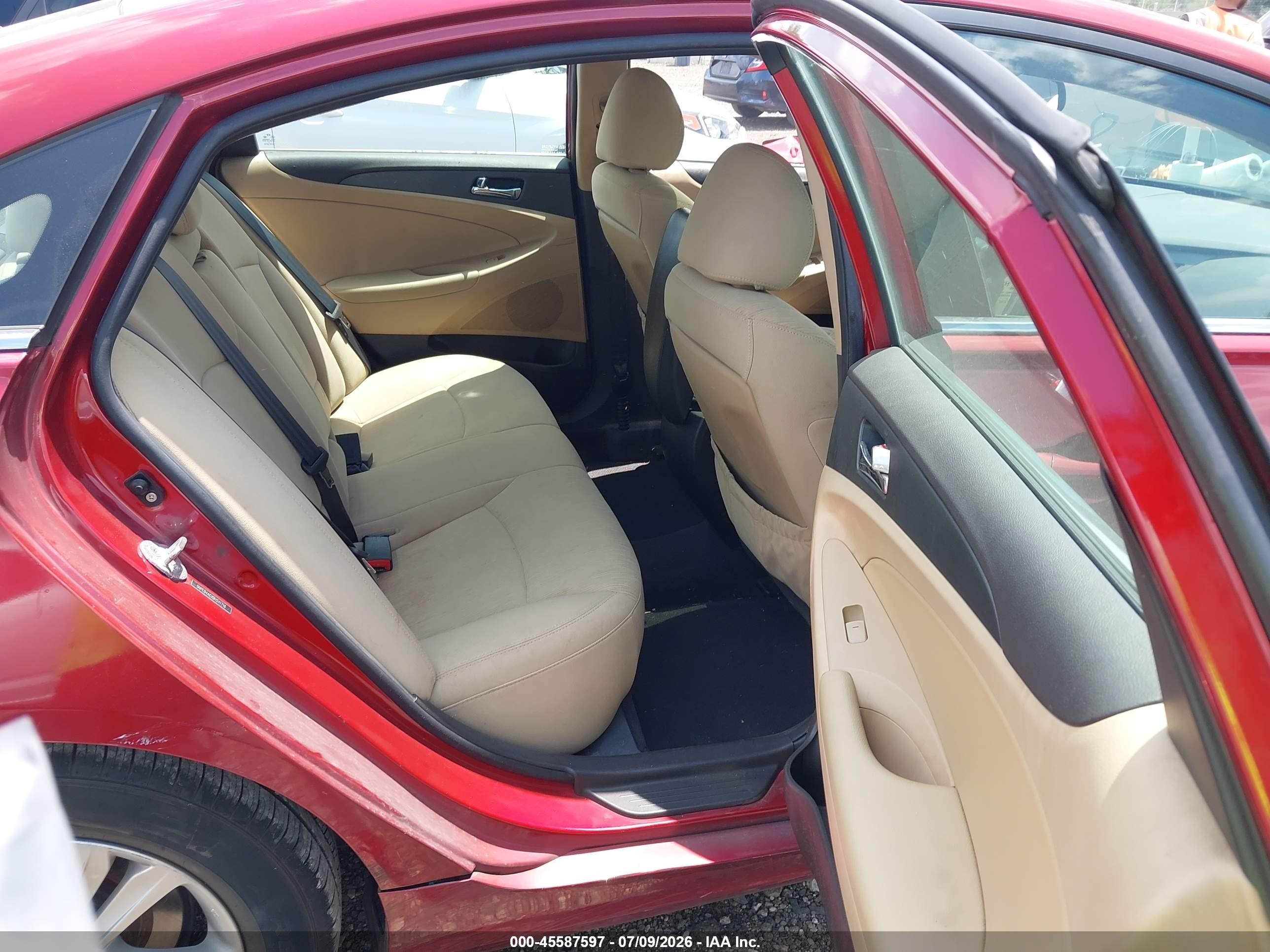 2011 Hyundai Sonata Gls Red vin: 5NPEB4ACXBH241716