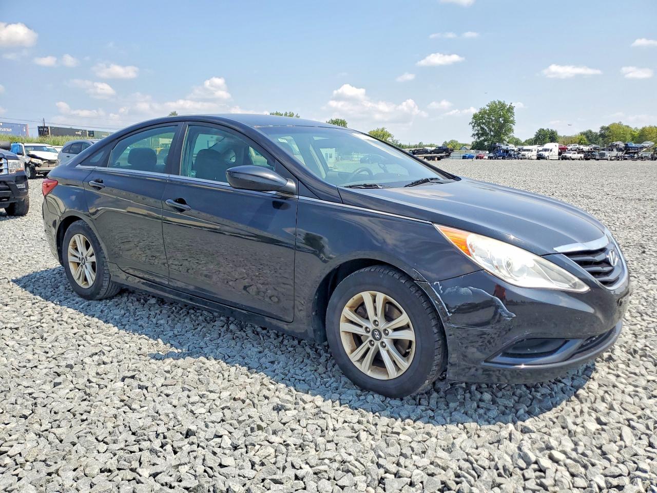 2011 Hyundai Sonata Gls Black vin: 5NPEB4ACXBH244132