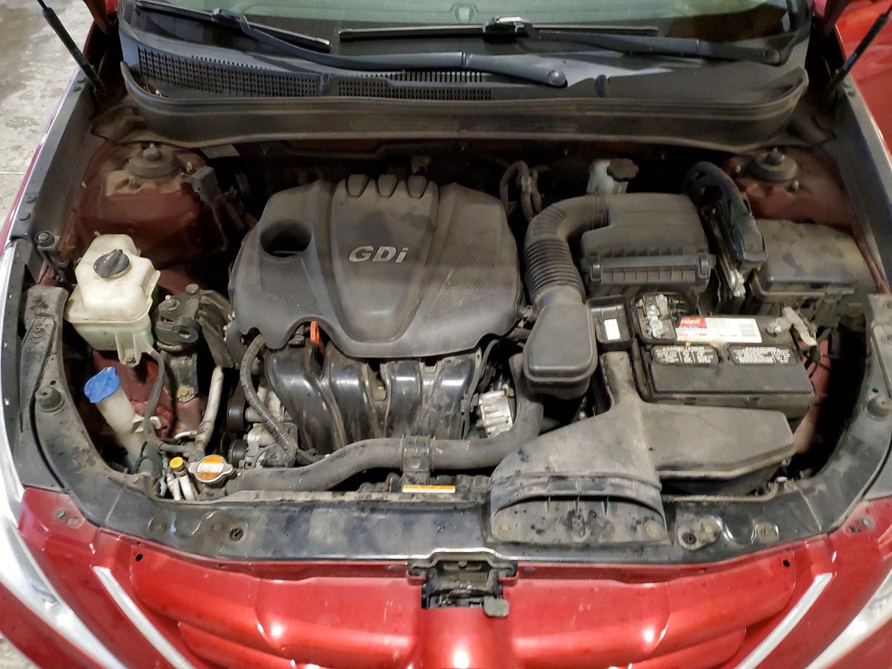 2011 Hyundai Sonata Gls Красный vin: 5NPEB4ACXBH265546