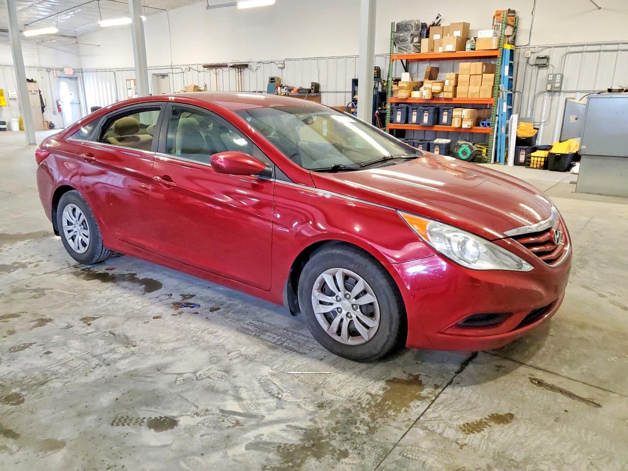 2011 Hyundai Sonata Gls Красный vin: 5NPEB4ACXBH265546