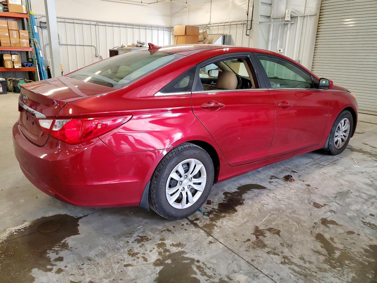 2011 Hyundai Sonata Gls Красный vin: 5NPEB4ACXBH265546