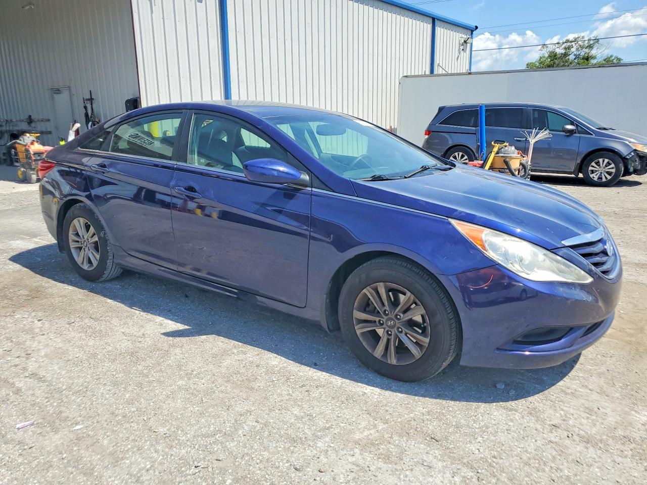 2011 Hyundai Sonata Gls Blue vin: 5NPEB4ACXBH265742