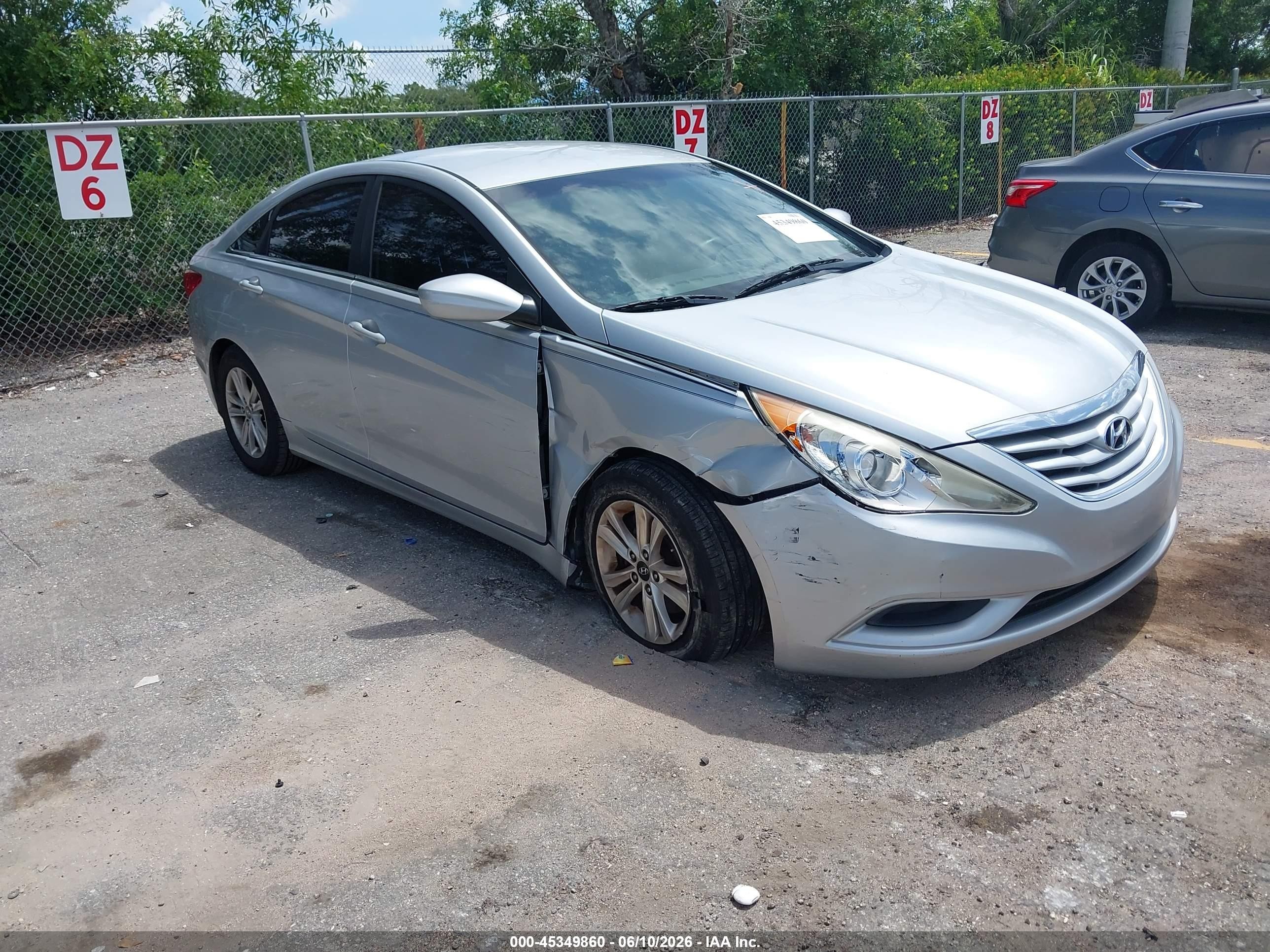 2011 Hyundai Sonata Gls Silver vin: 5NPEB4ACXBH271136