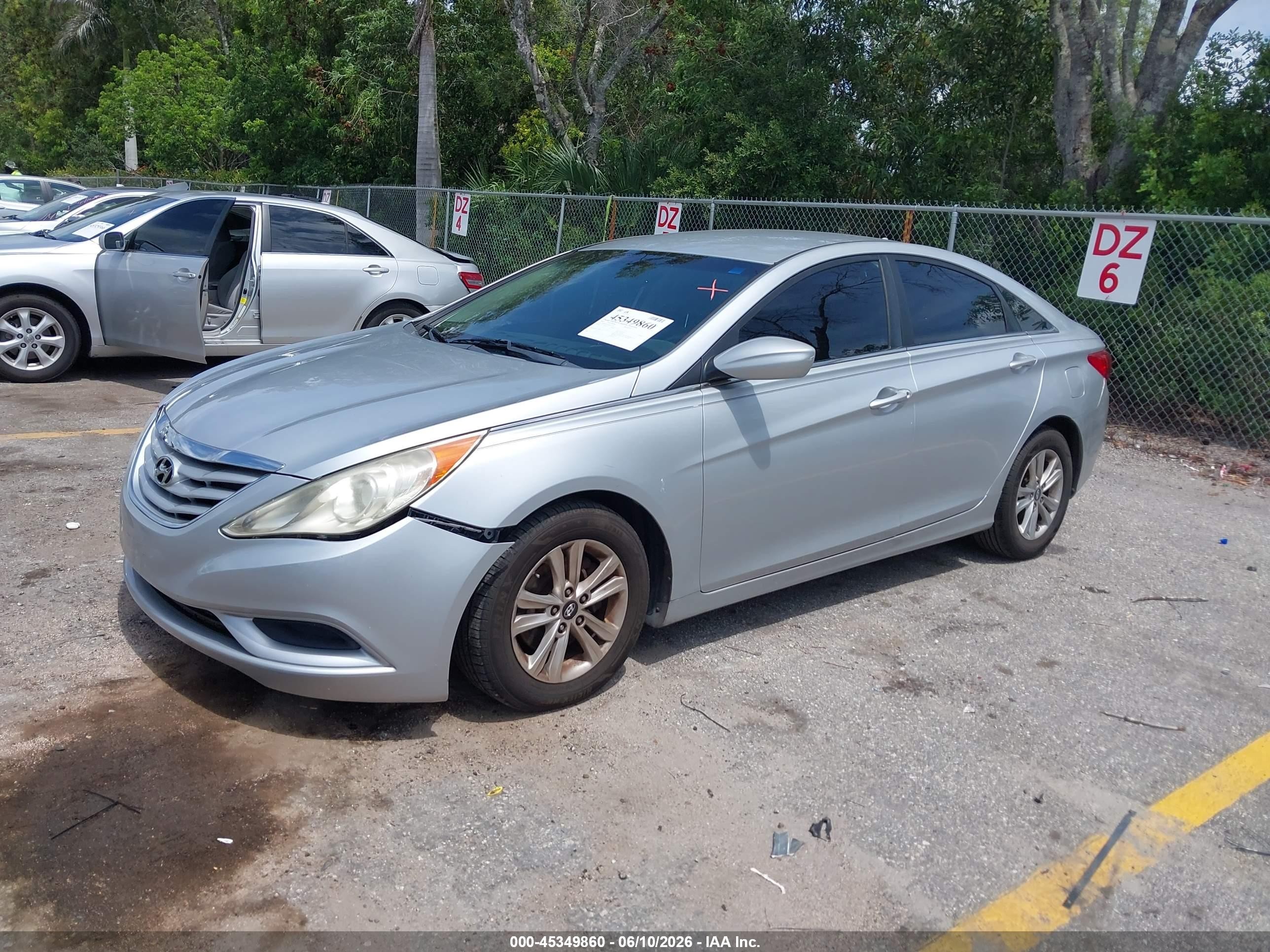 2011 Hyundai Sonata Gls Silver vin: 5NPEB4ACXBH271136
