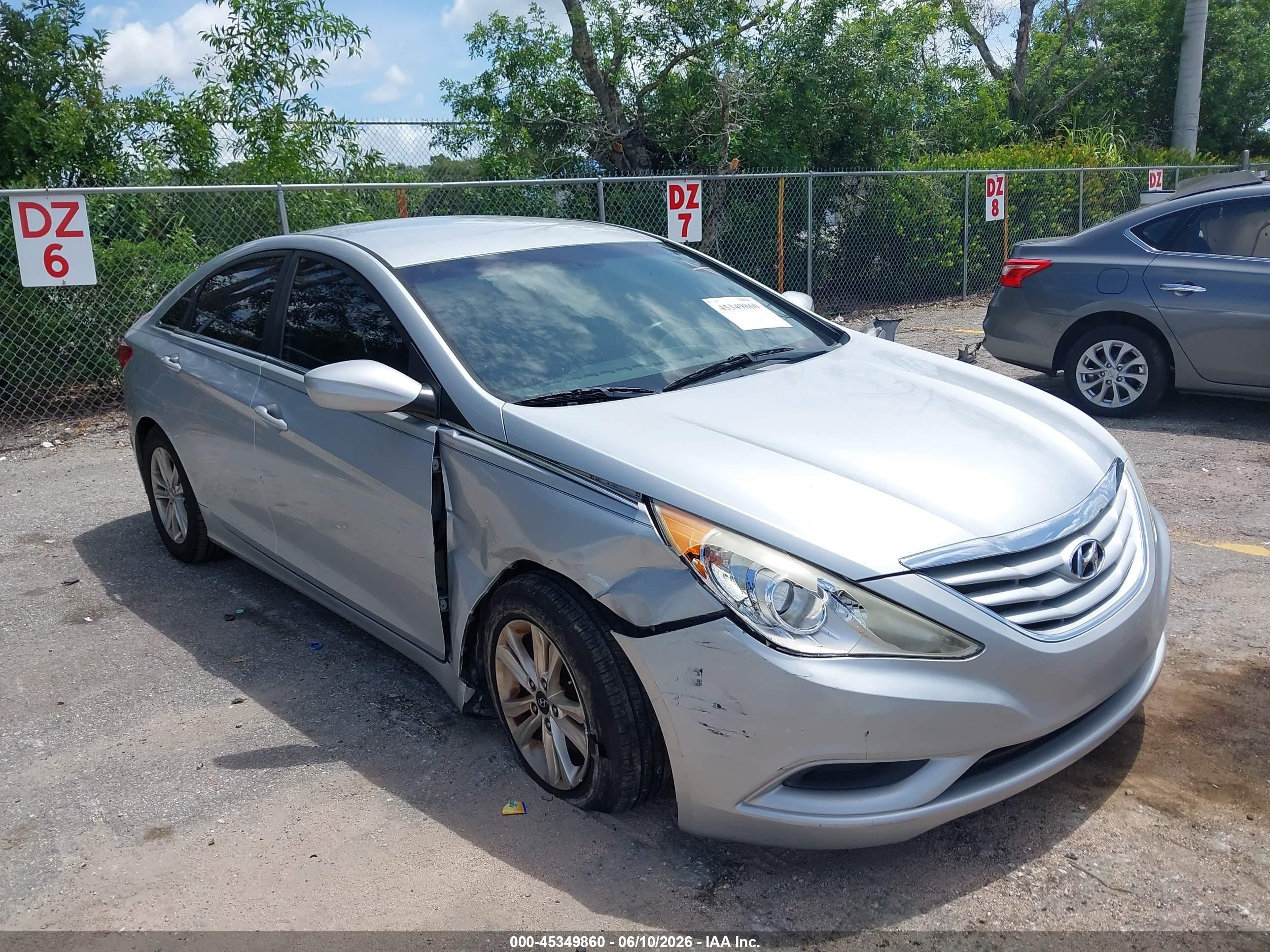 2011 Hyundai Sonata Gls Silver vin: 5NPEB4ACXBH271136