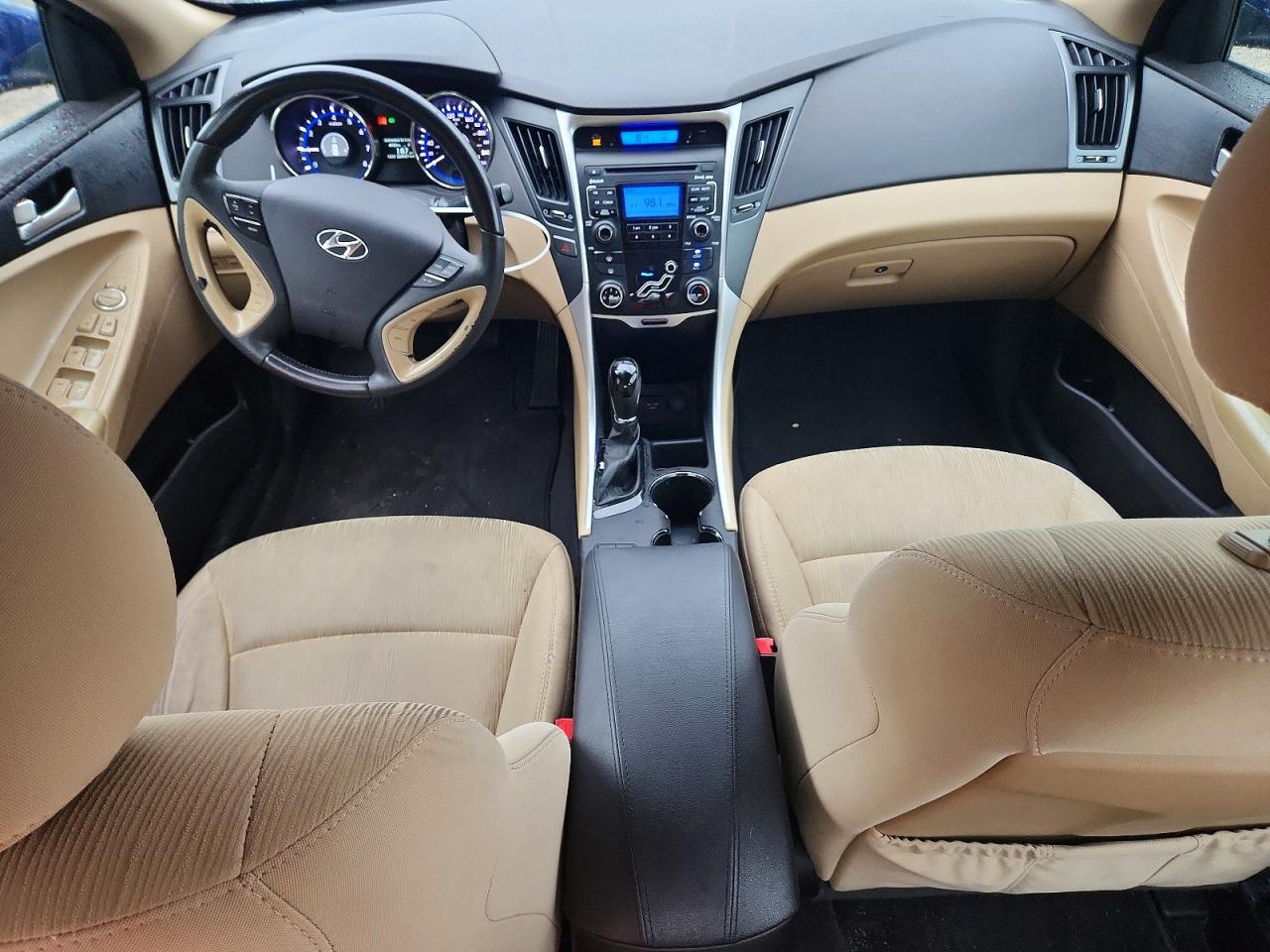 2011 Hyundai Sonata Gls Blue vin: 5NPEB4ACXBH300117