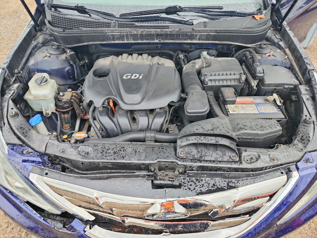 2011 Hyundai Sonata Gls Blue vin: 5NPEB4ACXBH300117