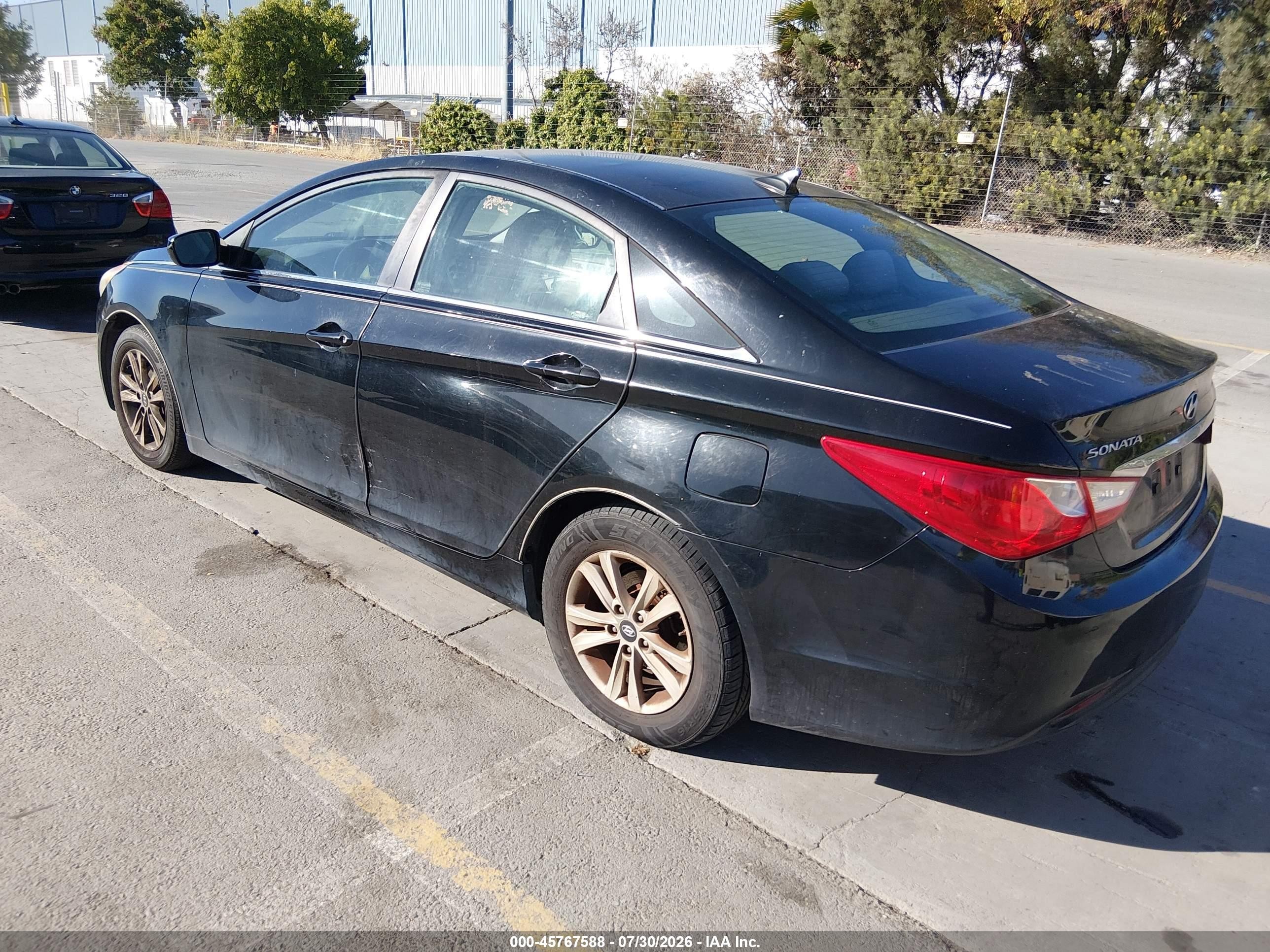 2011 Hyundai Sonata Gls Черный vin: 5NPEB4ACXBH301056