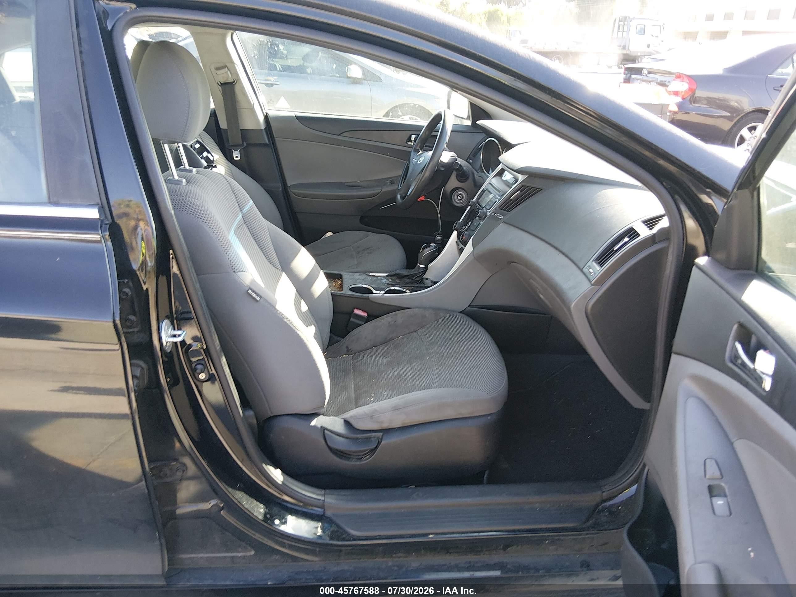 2011 Hyundai Sonata Gls Черный vin: 5NPEB4ACXBH301056