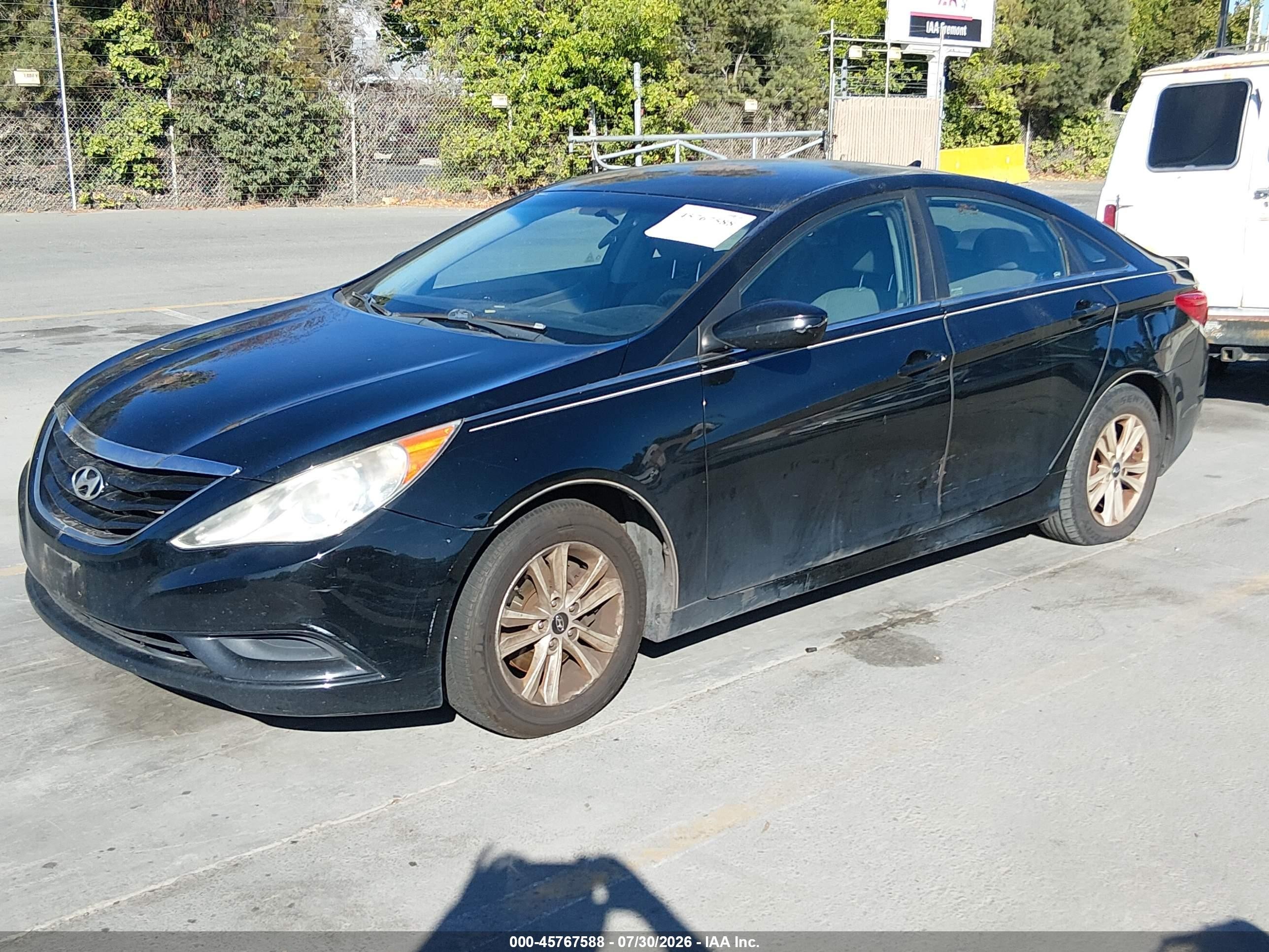 2011 Hyundai Sonata Gls Черный vin: 5NPEB4ACXBH301056