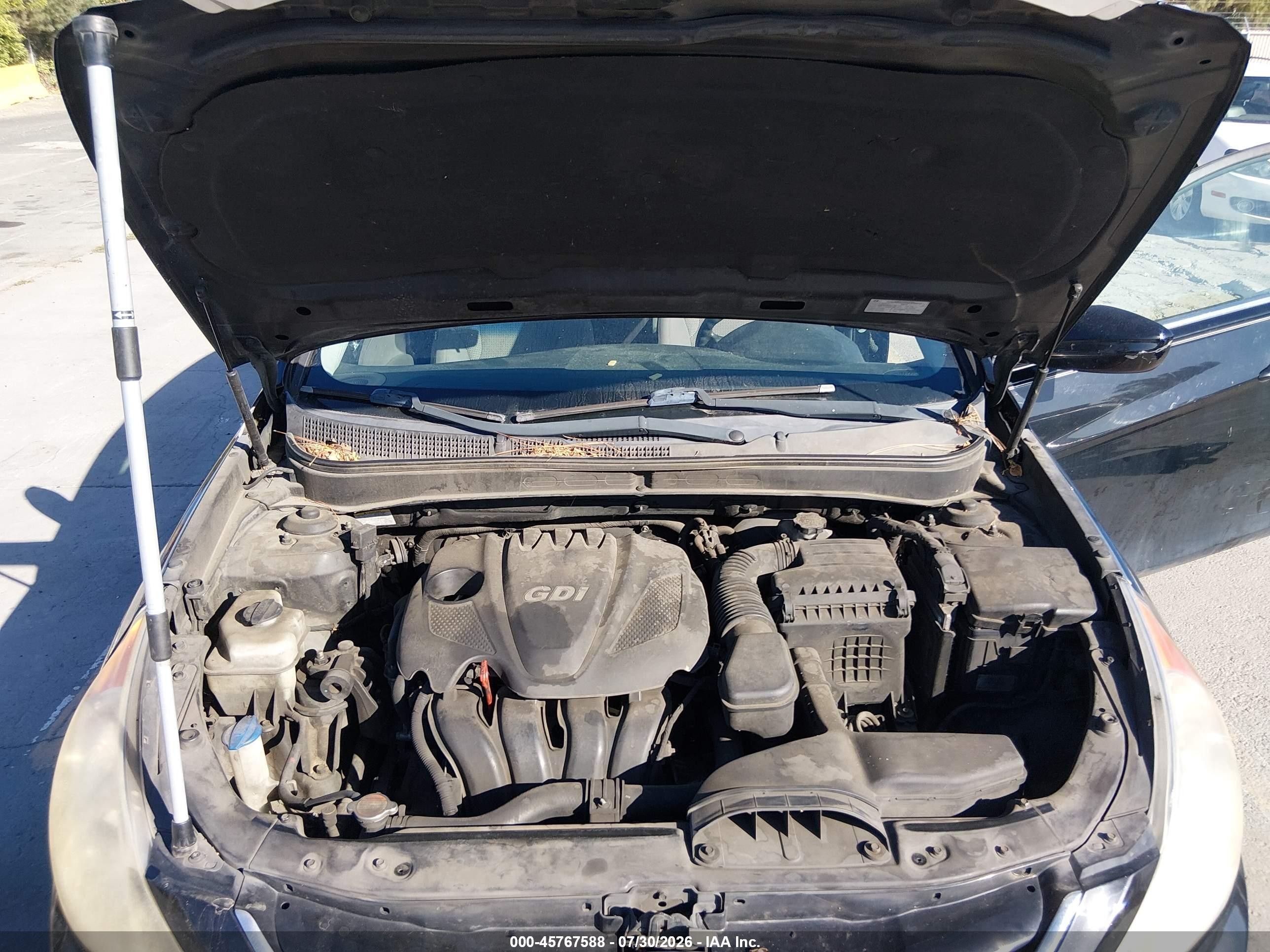 2011 Hyundai Sonata Gls Черный vin: 5NPEB4ACXBH301056