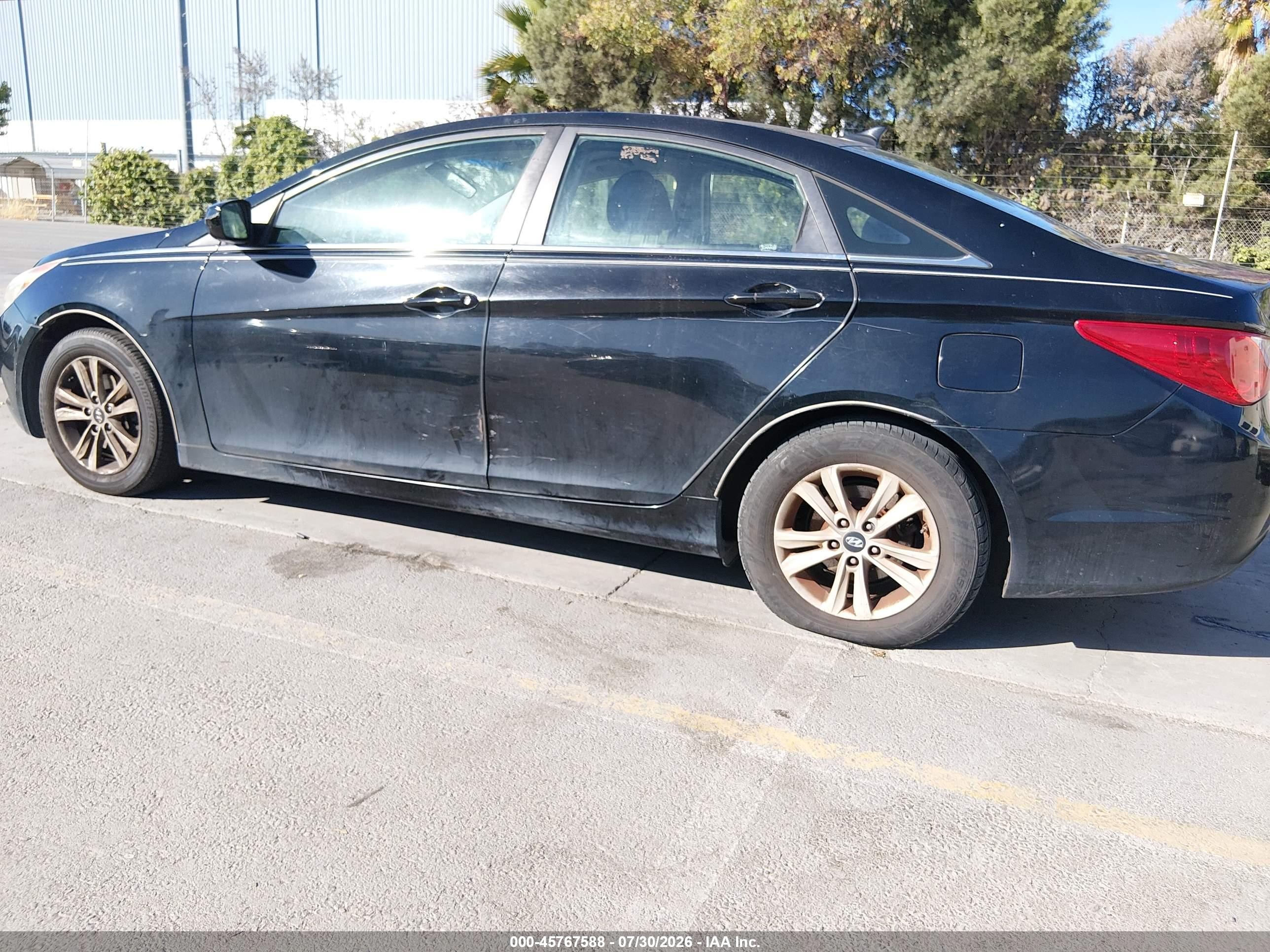 2011 Hyundai Sonata Gls Черный vin: 5NPEB4ACXBH301056