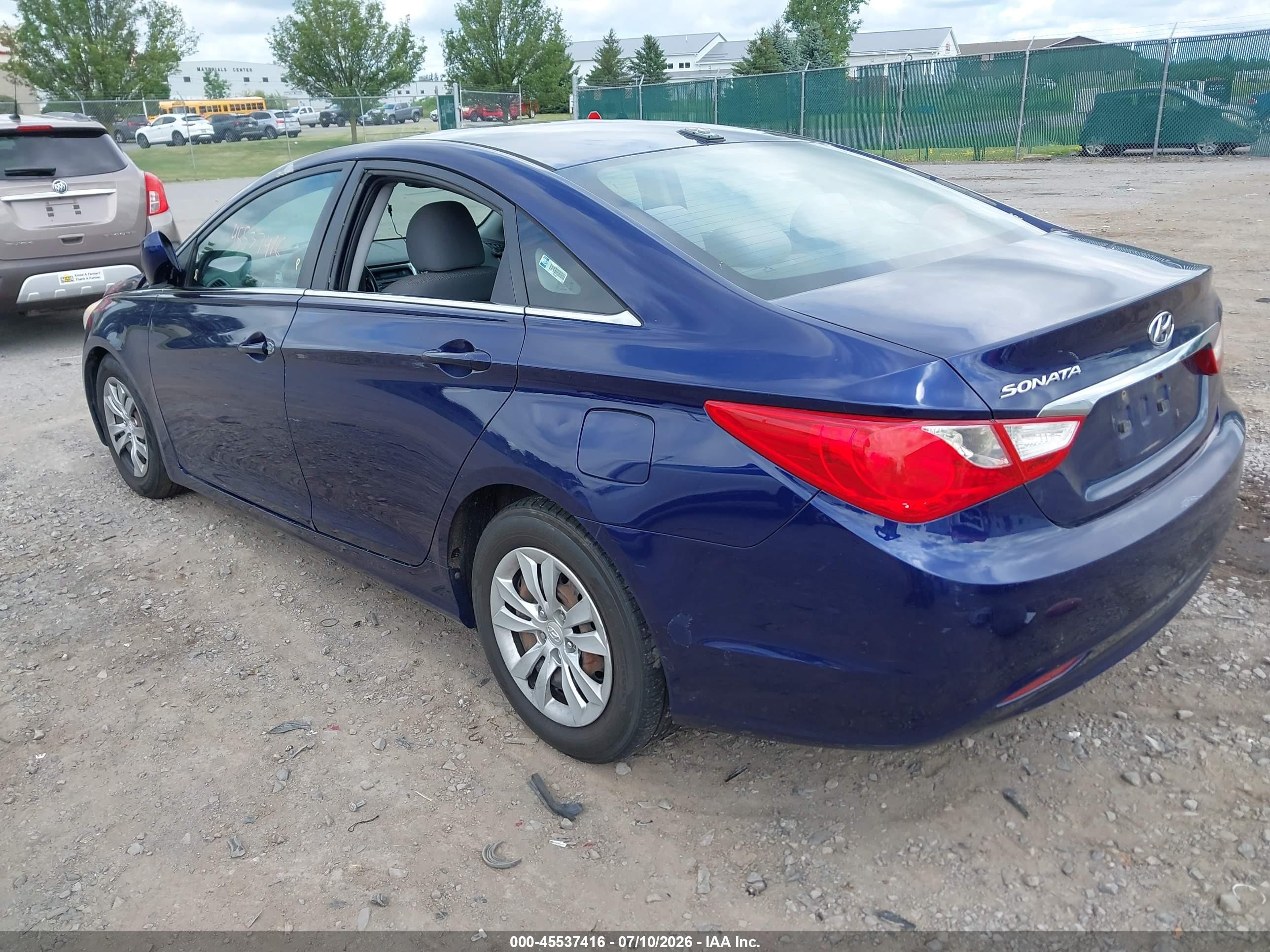 2012 Hyundai Sonata Gls Blue vin: 5NPEB4ACXCH313273