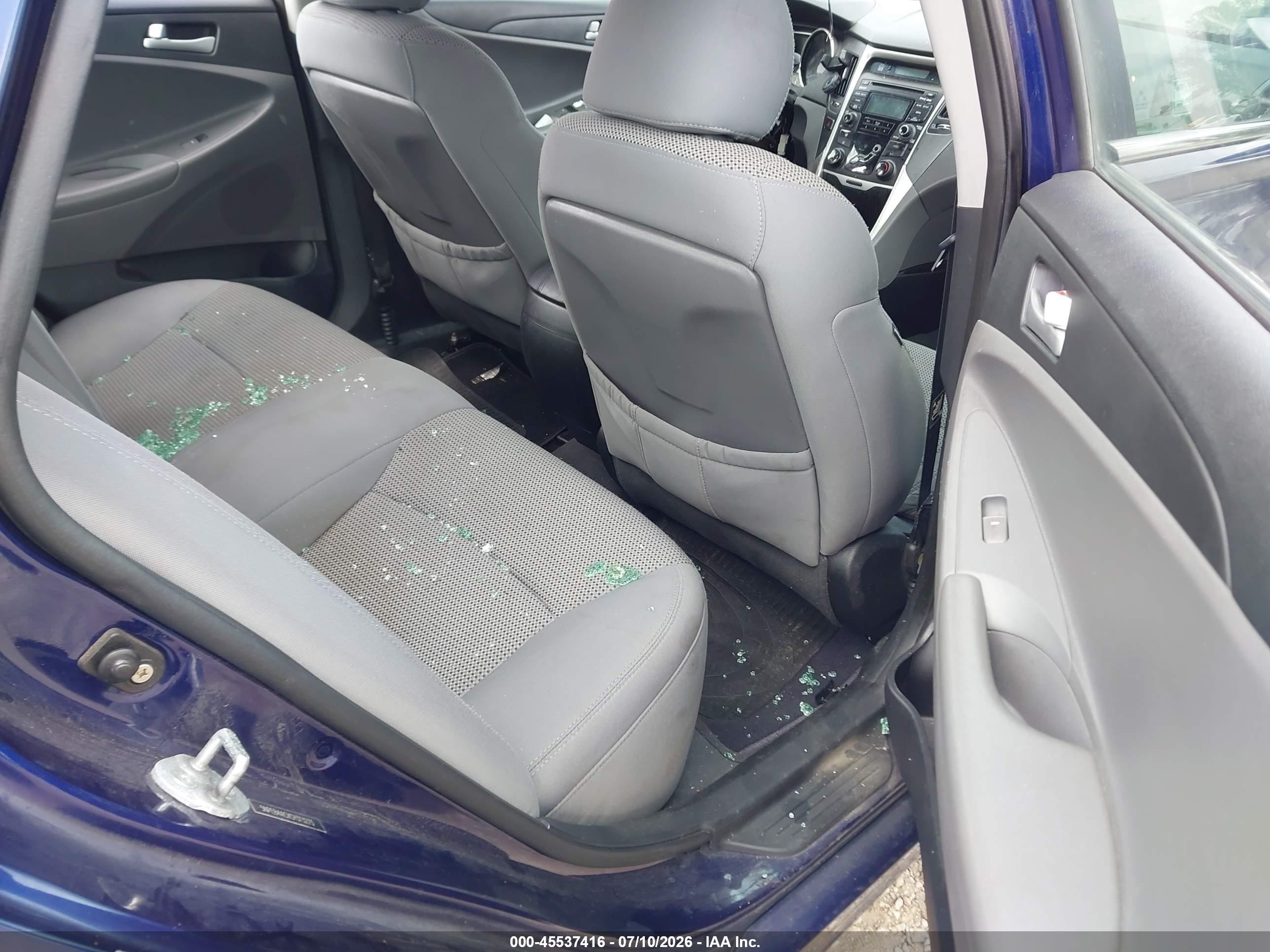 2012 Hyundai Sonata Gls Blue vin: 5NPEB4ACXCH313273
