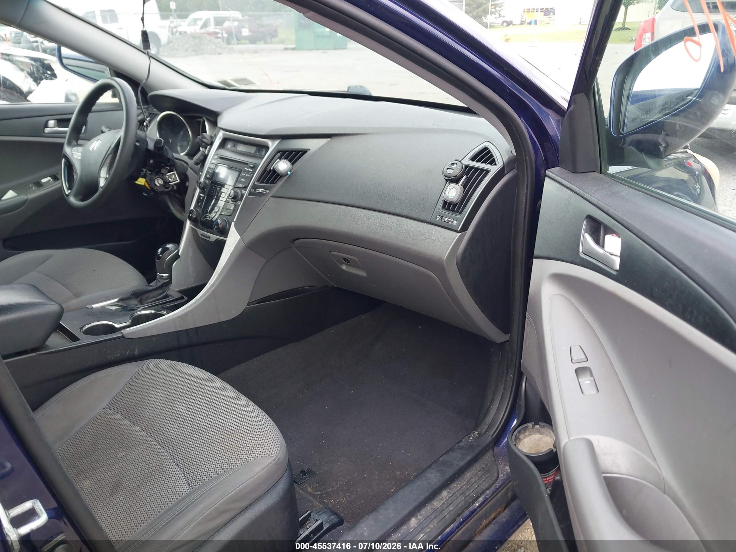 2012 Hyundai Sonata Gls Blue vin: 5NPEB4ACXCH313273