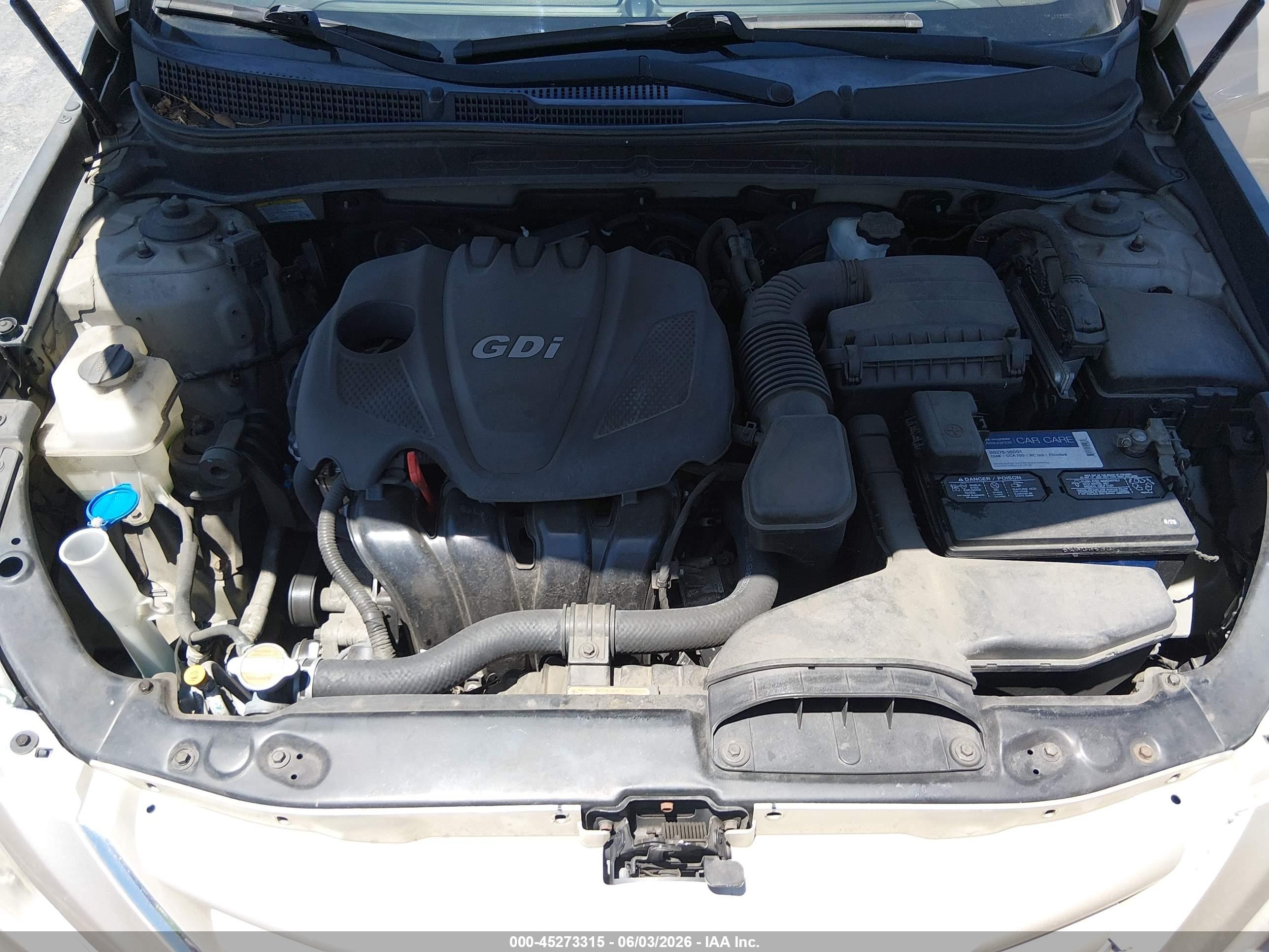 2012 Hyundai Sonata Gls Beige vin: 5NPEB4ACXCH320322