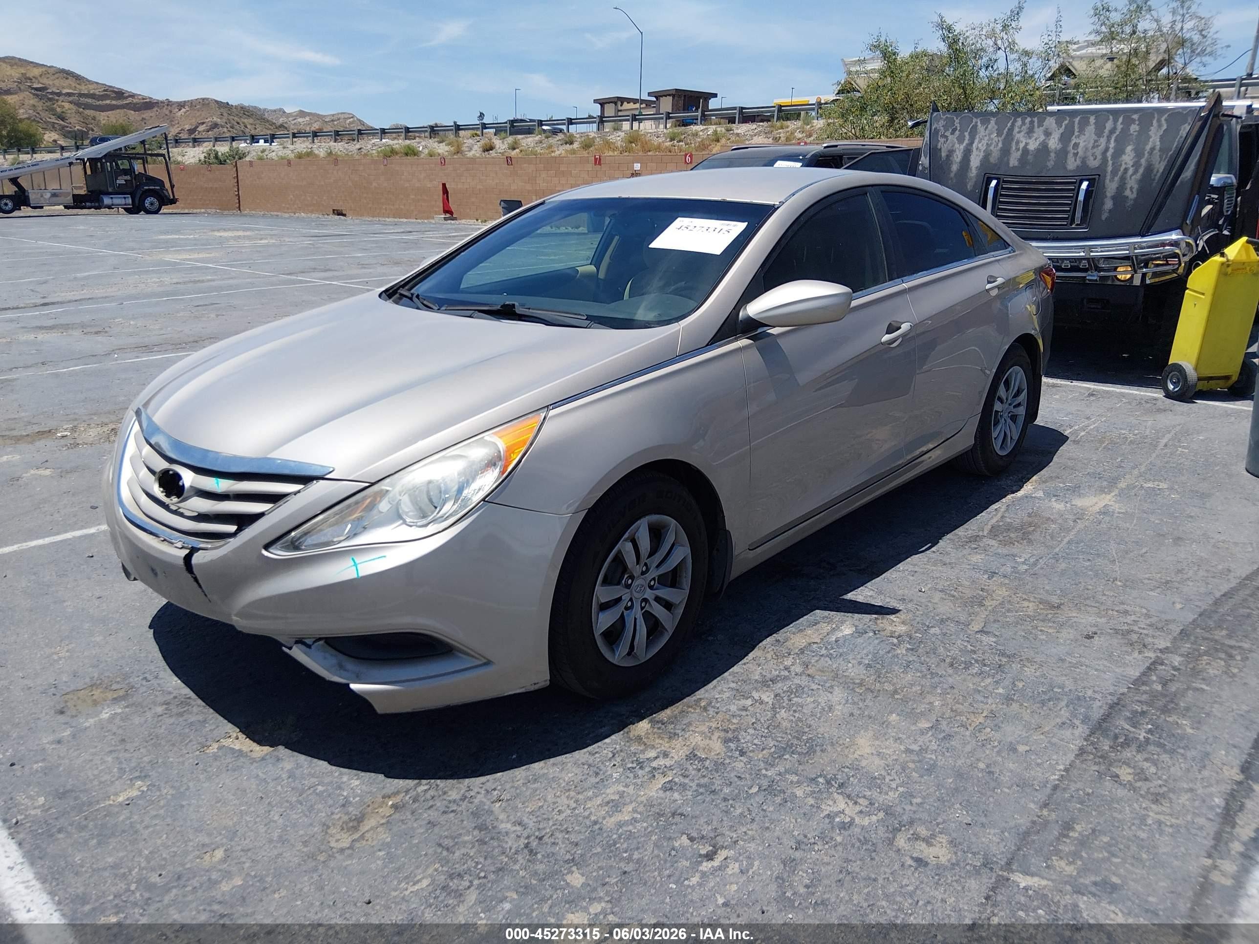 2012 Hyundai Sonata Gls Beige vin: 5NPEB4ACXCH320322