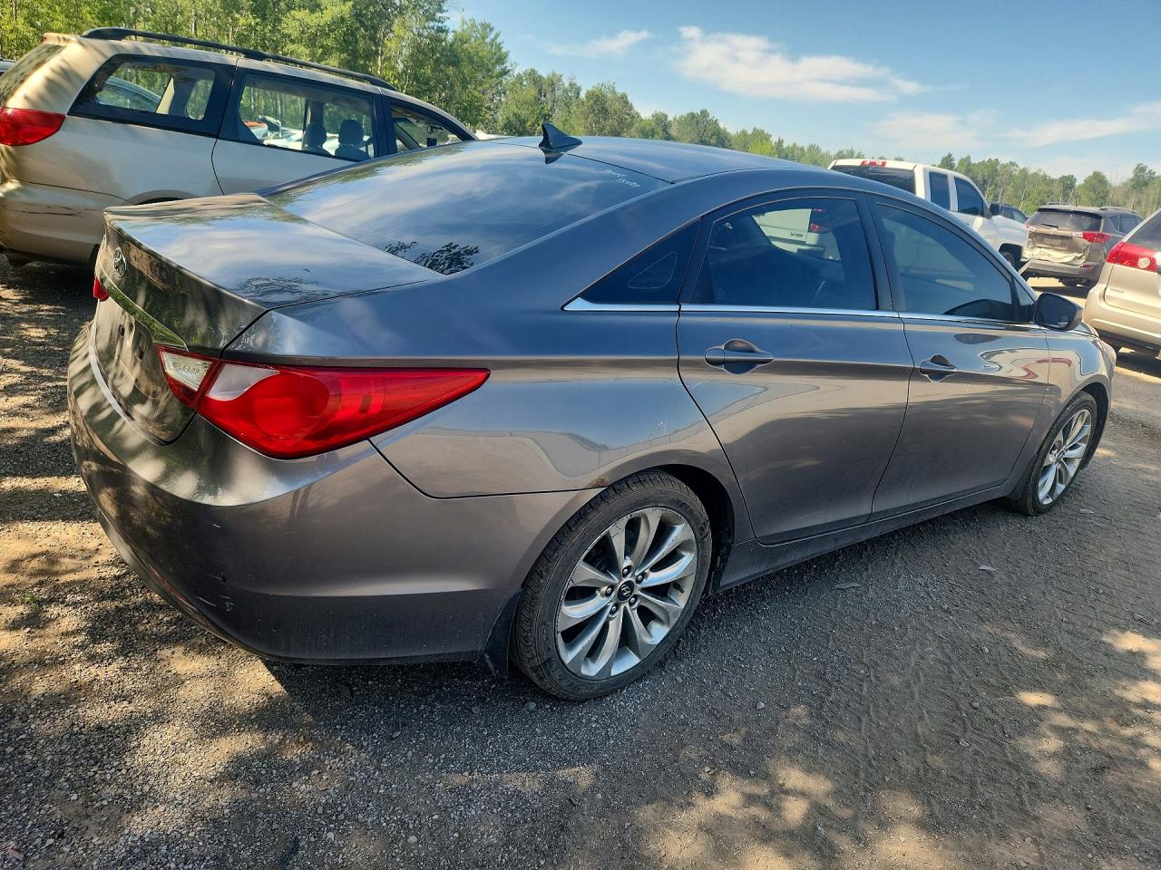 2012 Hyundai Sonata Gls Gray vin: 5NPEB4ACXCH327240