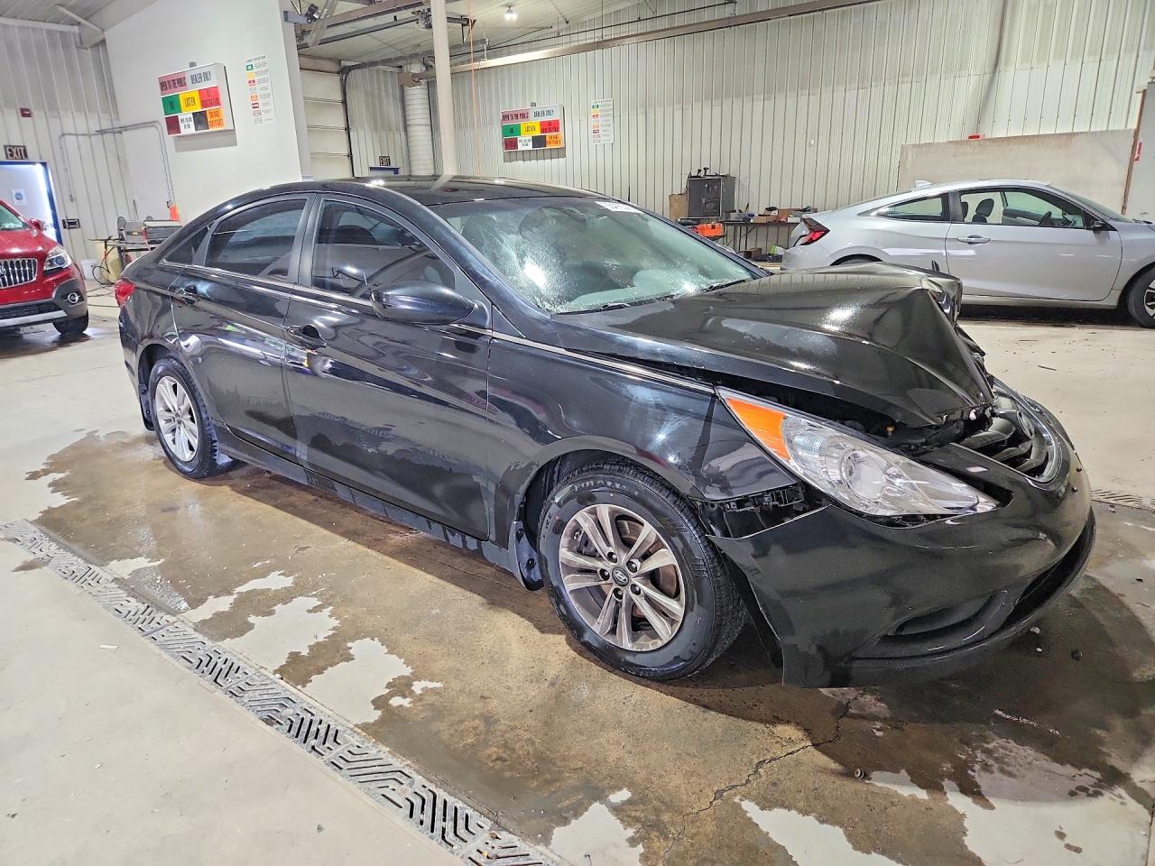 2012 Hyundai Sonata Gls Black vin: 5NPEB4ACXCH337413