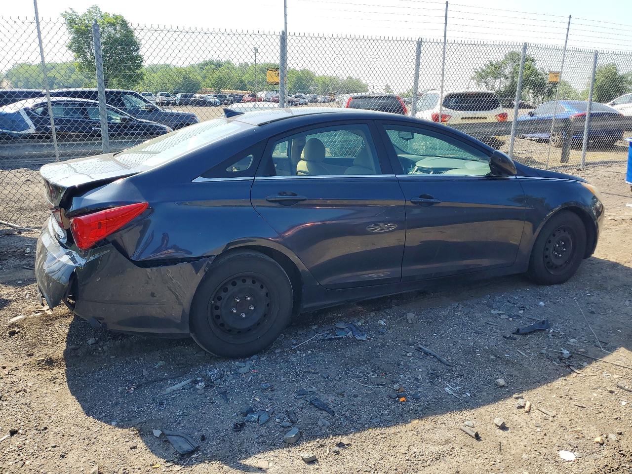 2012 Hyundai Sonata Gls Blue vin: 5NPEB4ACXCH340425