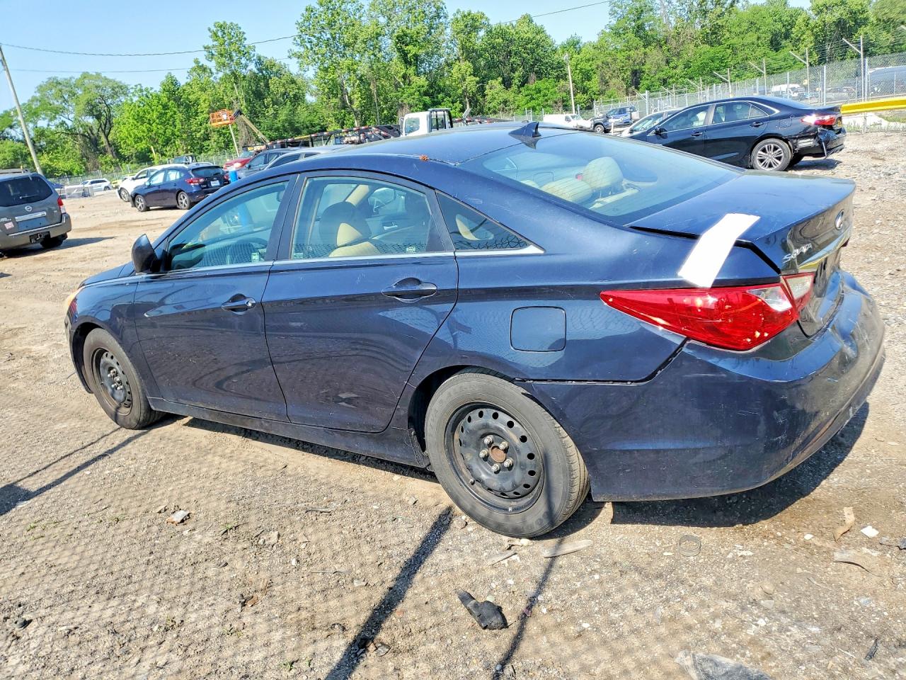 2012 Hyundai Sonata Gls Blue vin: 5NPEB4ACXCH340425