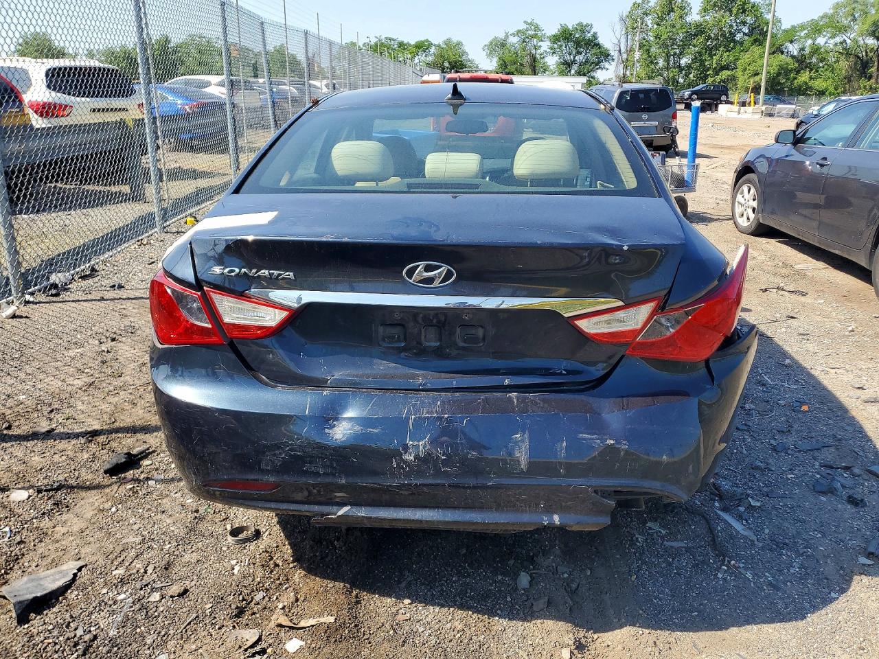 2012 Hyundai Sonata Gls Blue vin: 5NPEB4ACXCH340425