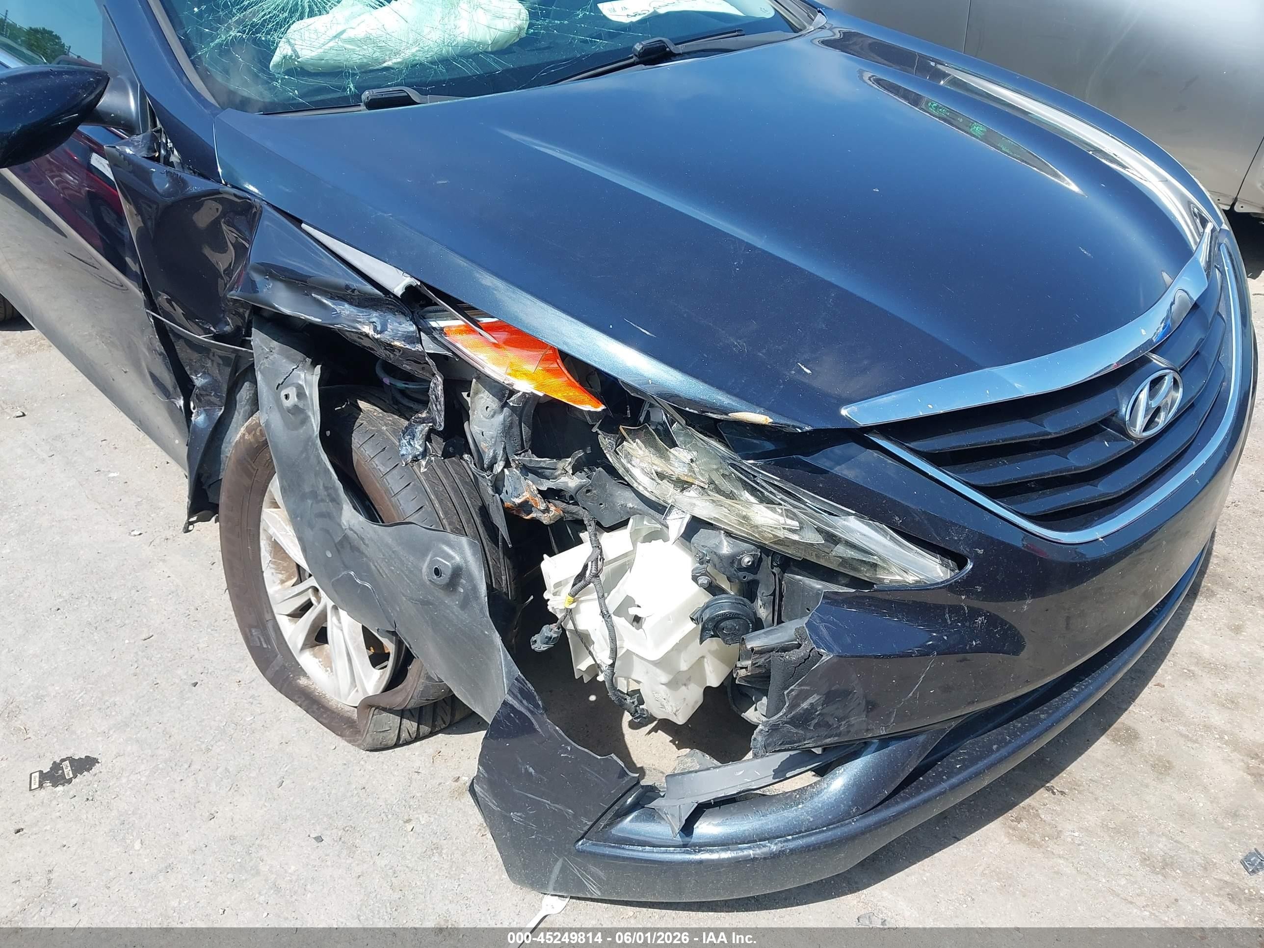 2012 Hyundai Sonata Gls Blue vin: 5NPEB4ACXCH341042