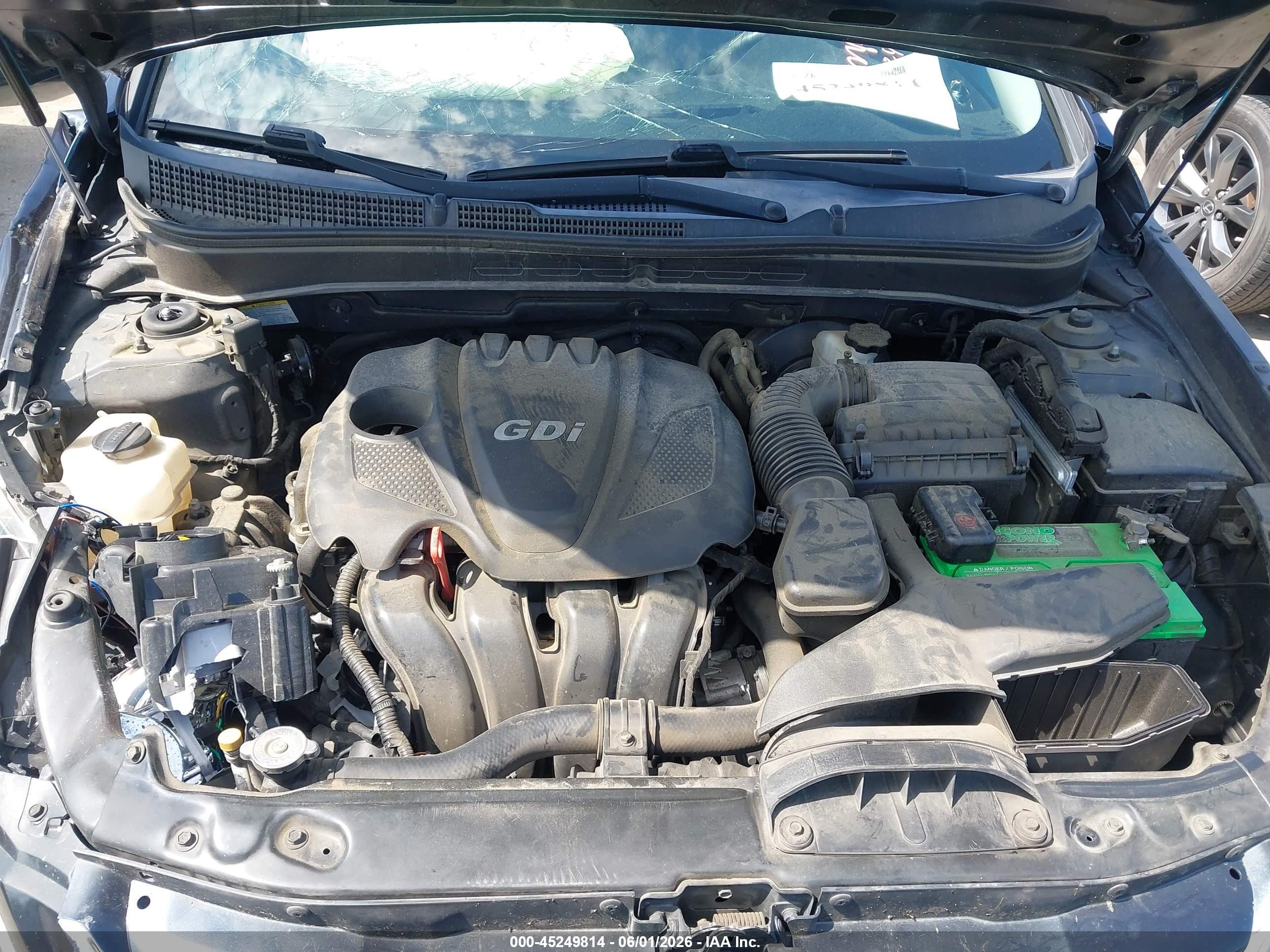 2012 Hyundai Sonata Gls Blue vin: 5NPEB4ACXCH341042