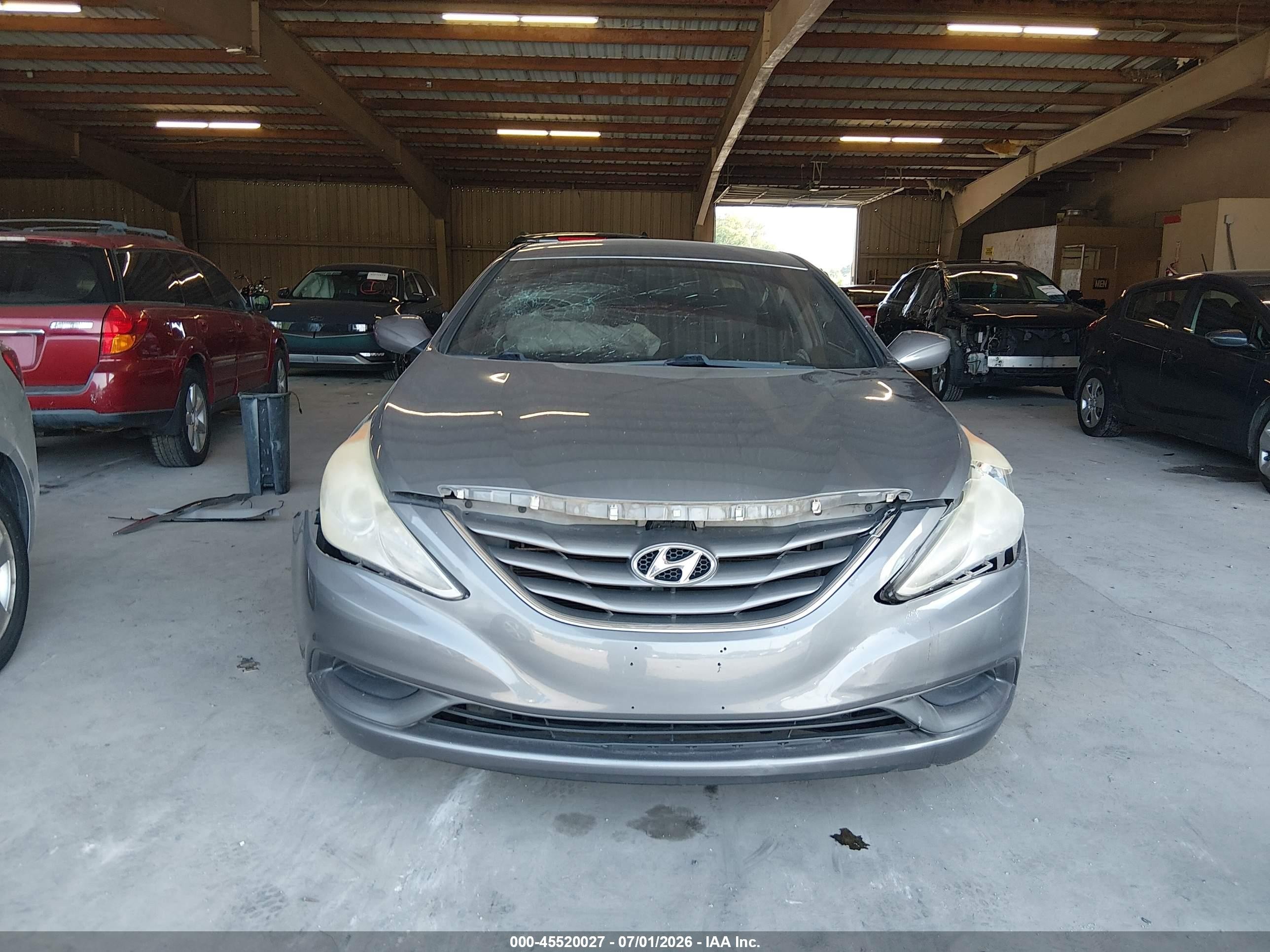 2012 Hyundai Sonata Gls Серебряный vin: 5NPEB4ACXCH350761