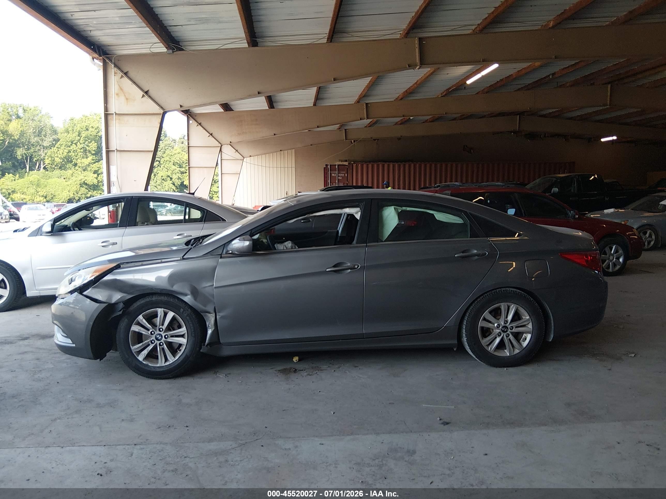 2012 Hyundai Sonata Gls Серебряный vin: 5NPEB4ACXCH350761